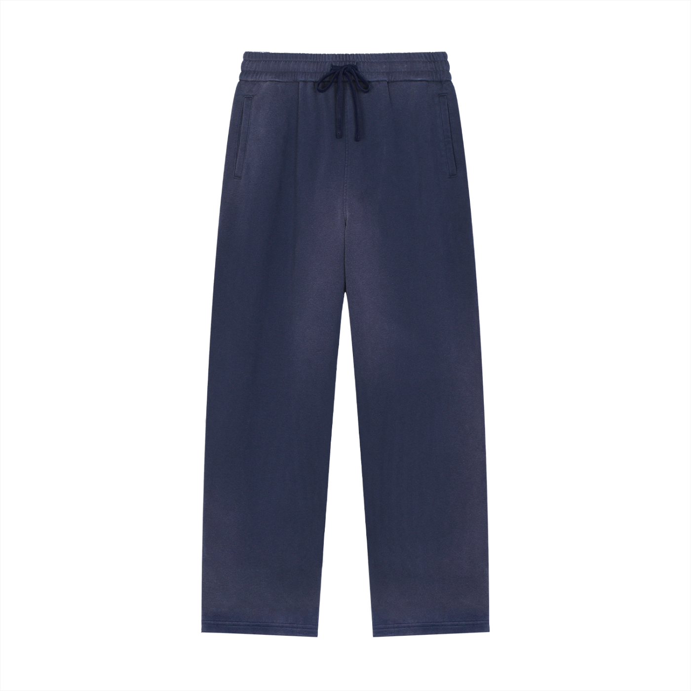 Unisex Sun Fade Raw Edge Straight-Leg Sweatpants