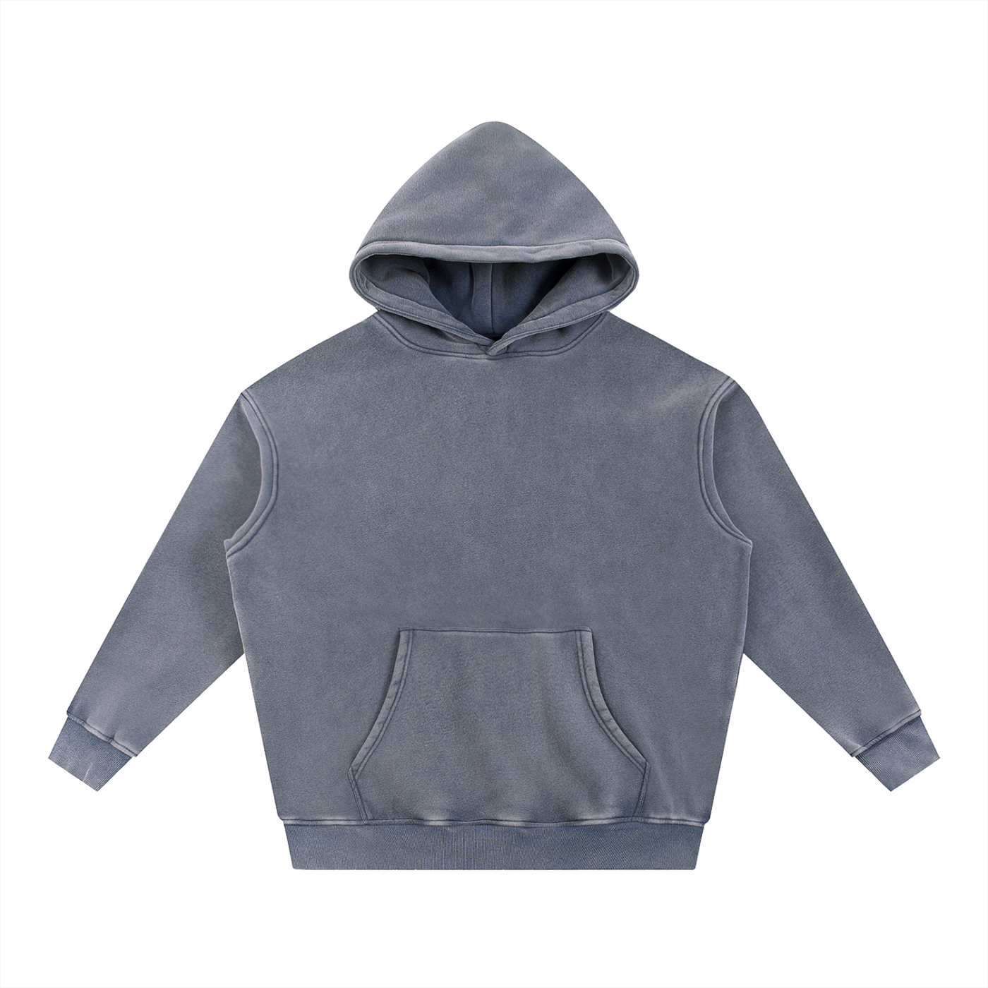 Unisex Snow Wash Fleece Oversize Hoodie