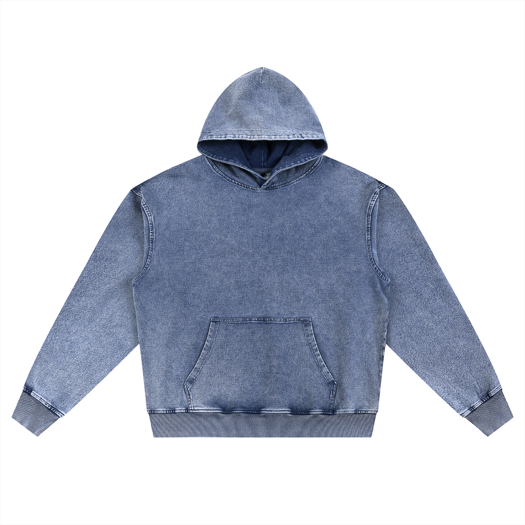 Unisex Snow Wash Oversized Hoodie