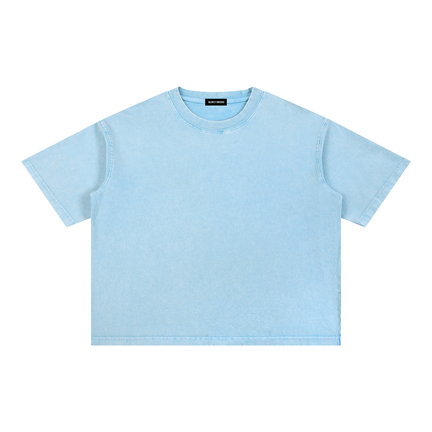Unisex Mineral Wash Boxy Cotton T-Shirt