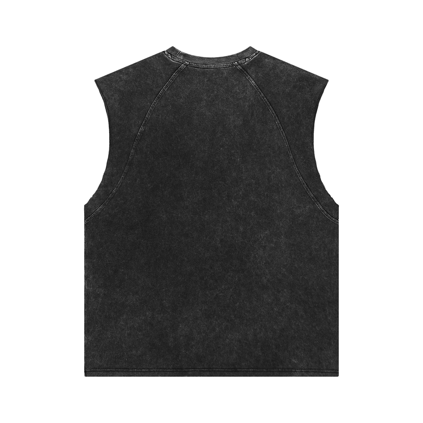 Unisex Snow Washed Longline Tank Top