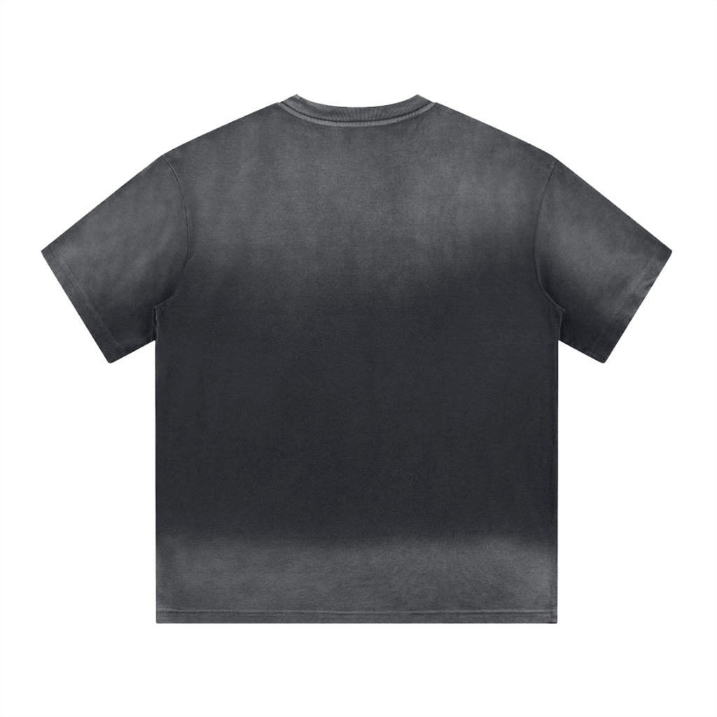 Unisex Gradient Washed Drop Shoulder T-Shirt