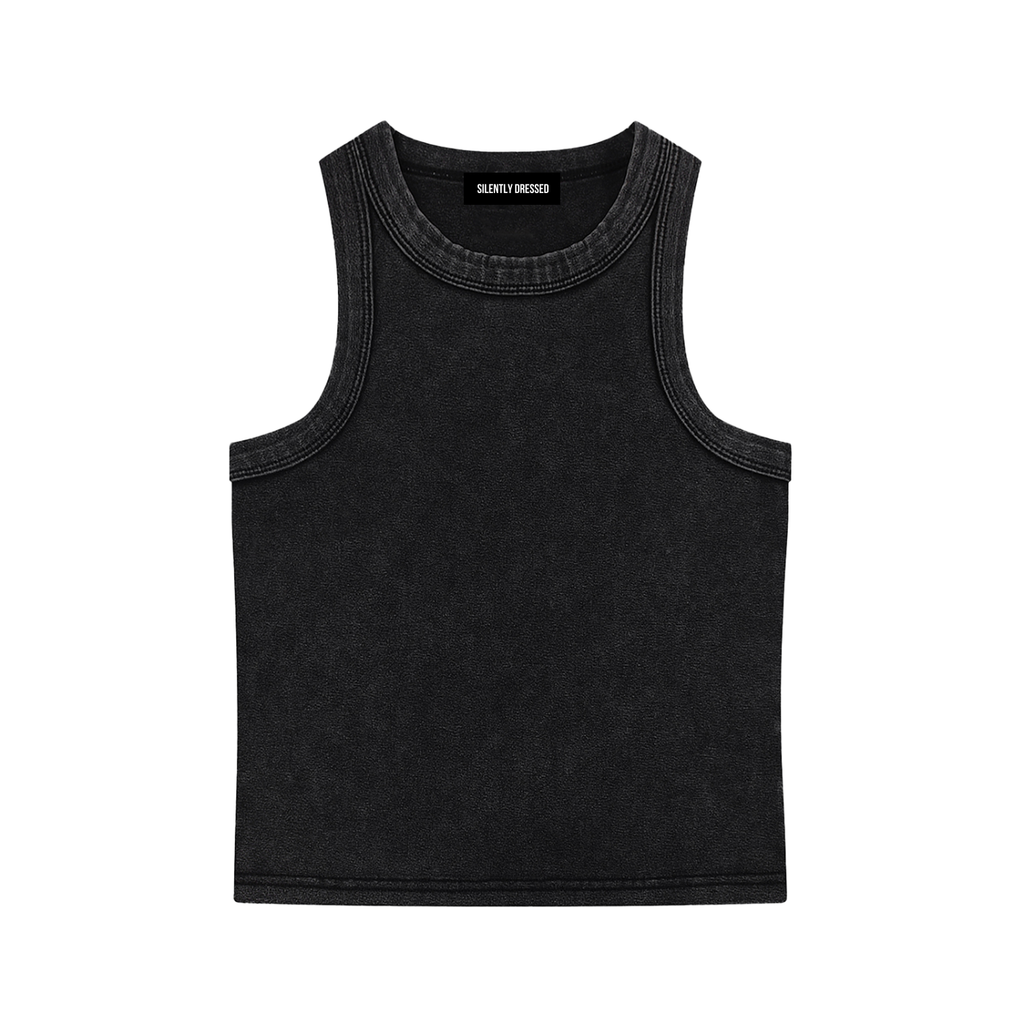 Women’s Snow Washed Bodycon Tank Top