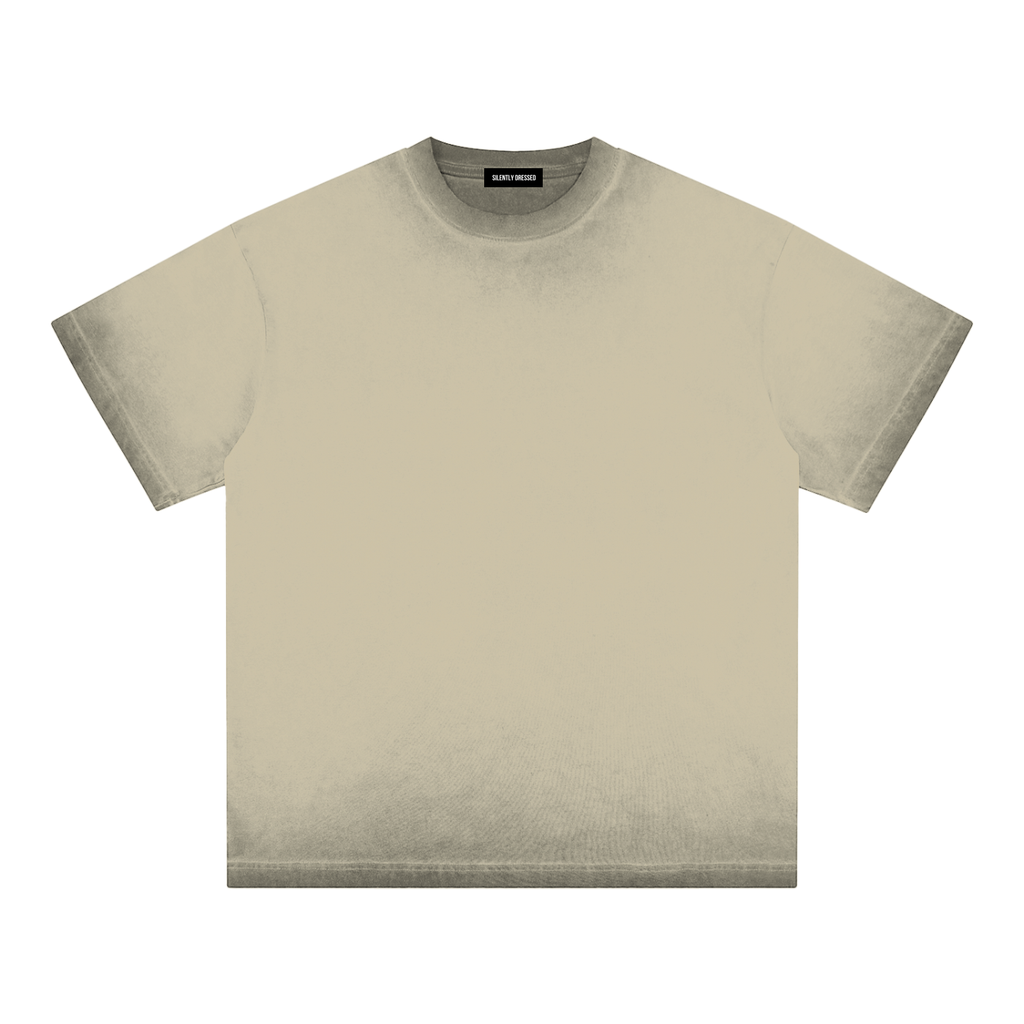 Unisex Reverse Dyed Loose Cotton T-Shirt