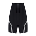 Unisex Wide Leg Piping Sweatpants
