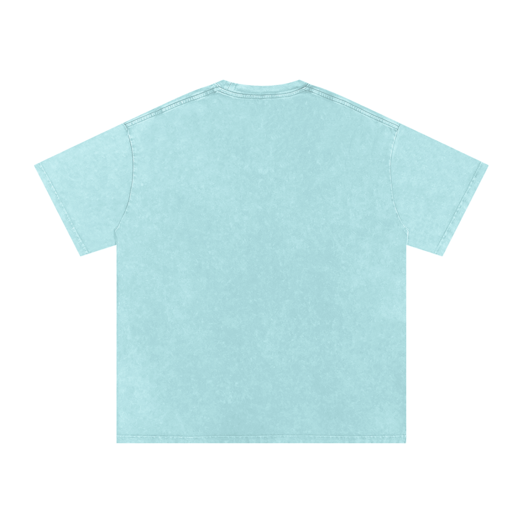 Unisex Snow Washed Oversized Cotton T-Shirt