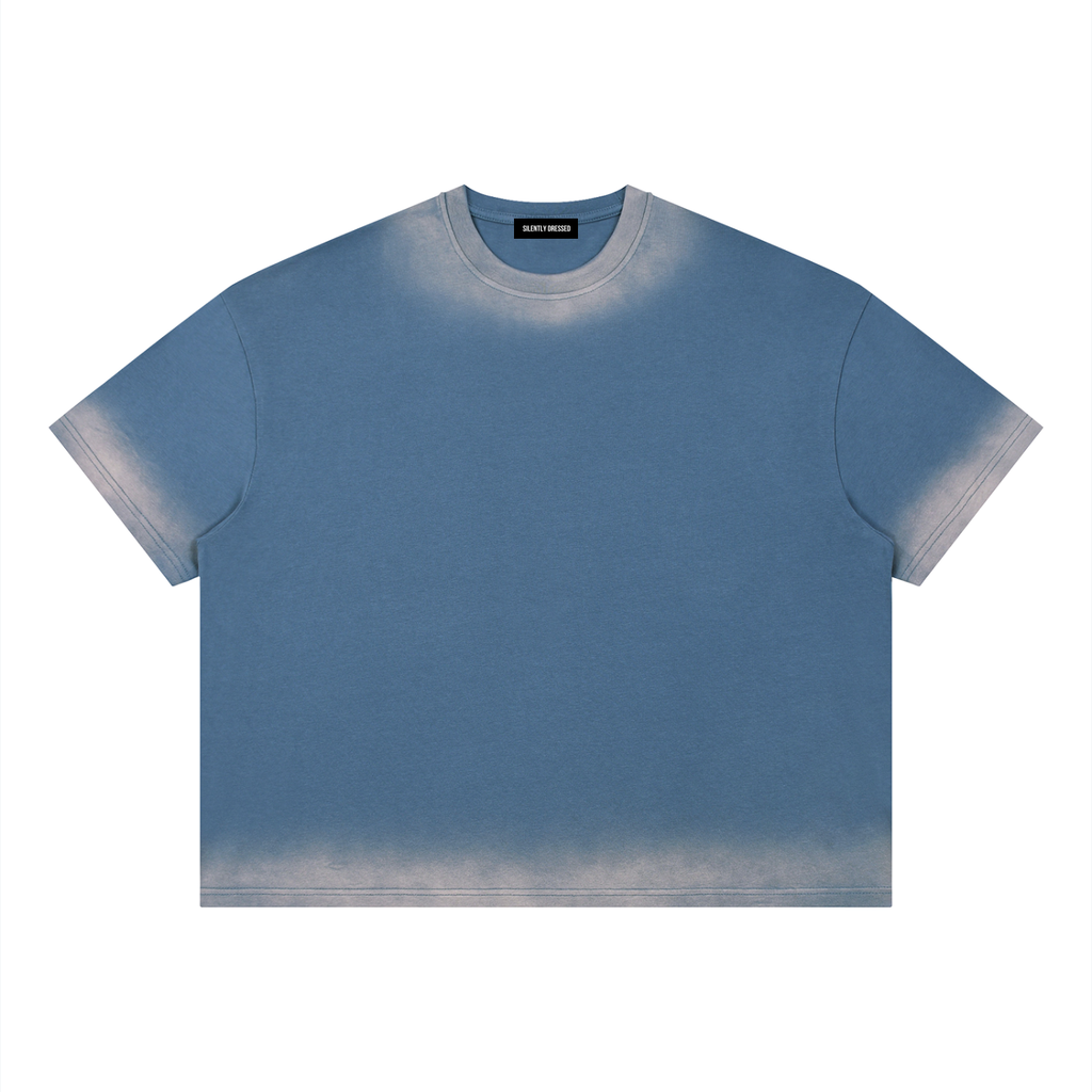Unisex Boxy Sunfade Vintage Wash T-Shirt