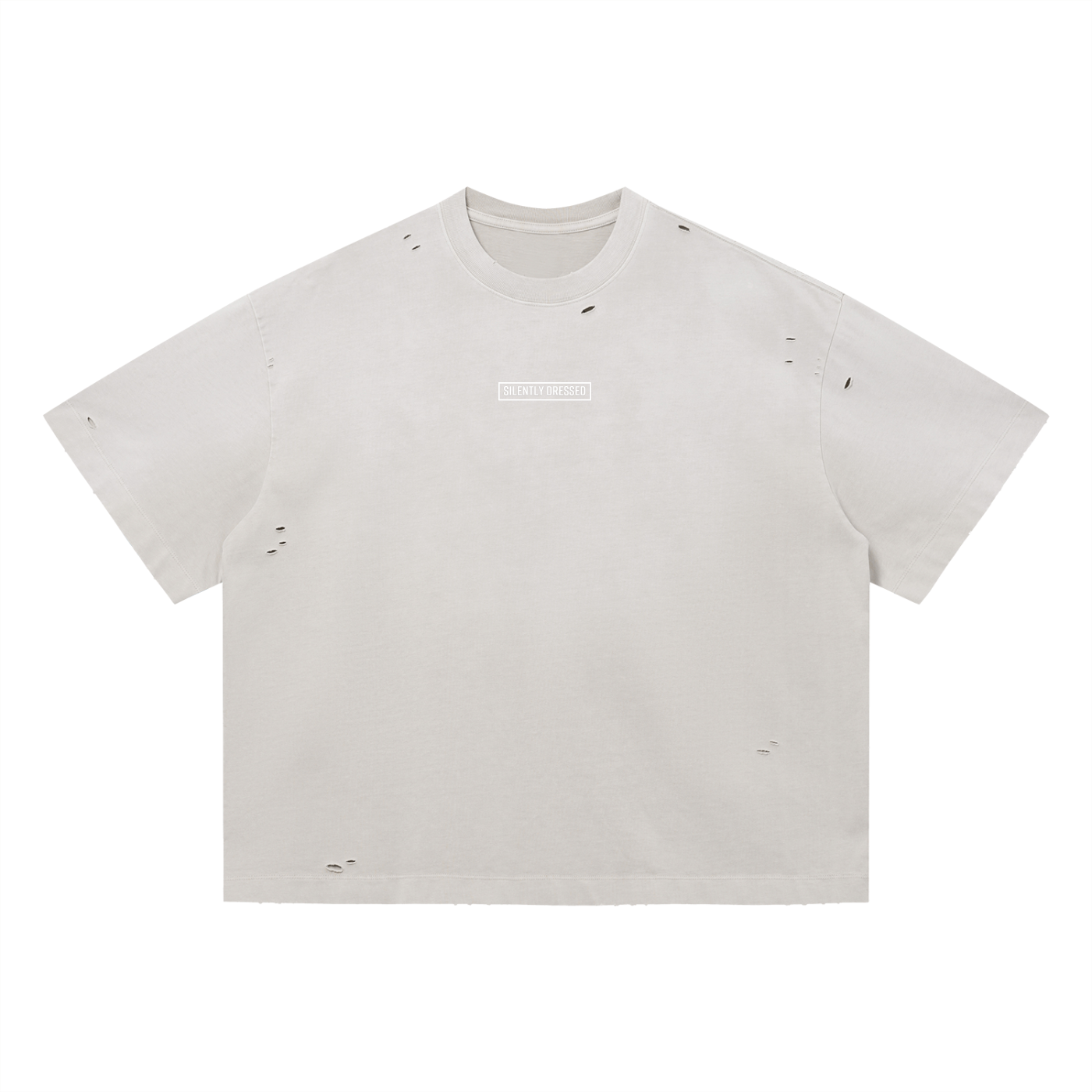 Unisex Vintage Washed Distressed Boxy Oversized T-Shirt