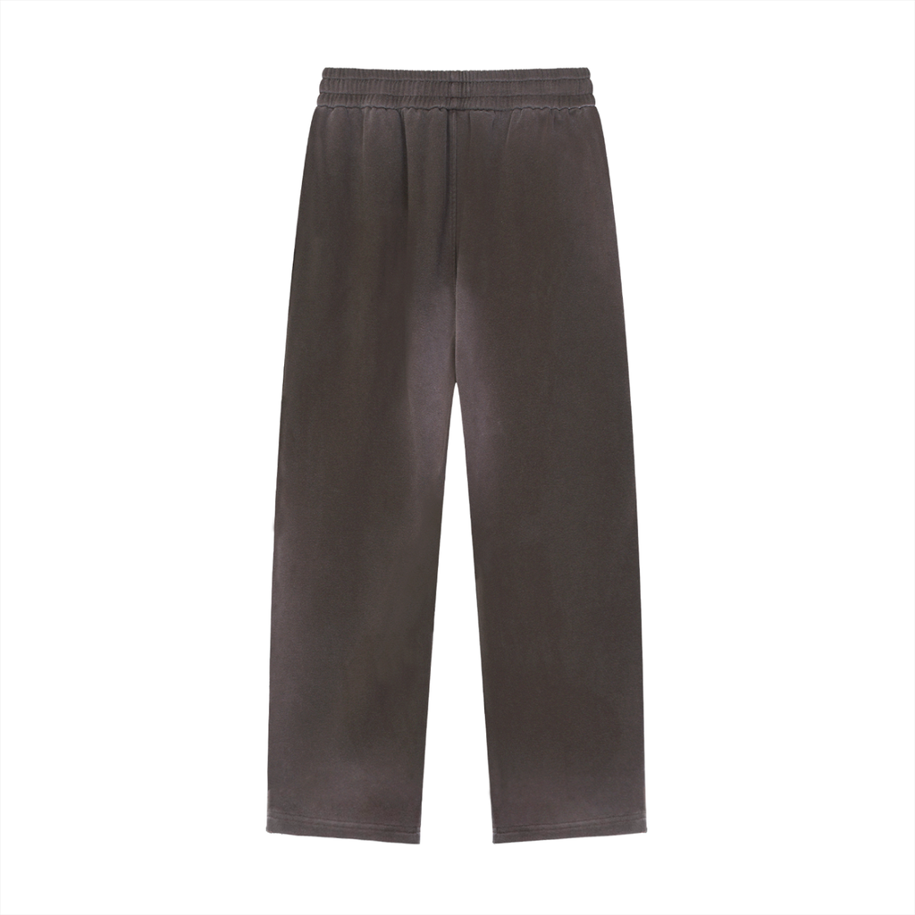 Unisex Sun Fade Raw Edge Straight-Leg Sweatpants