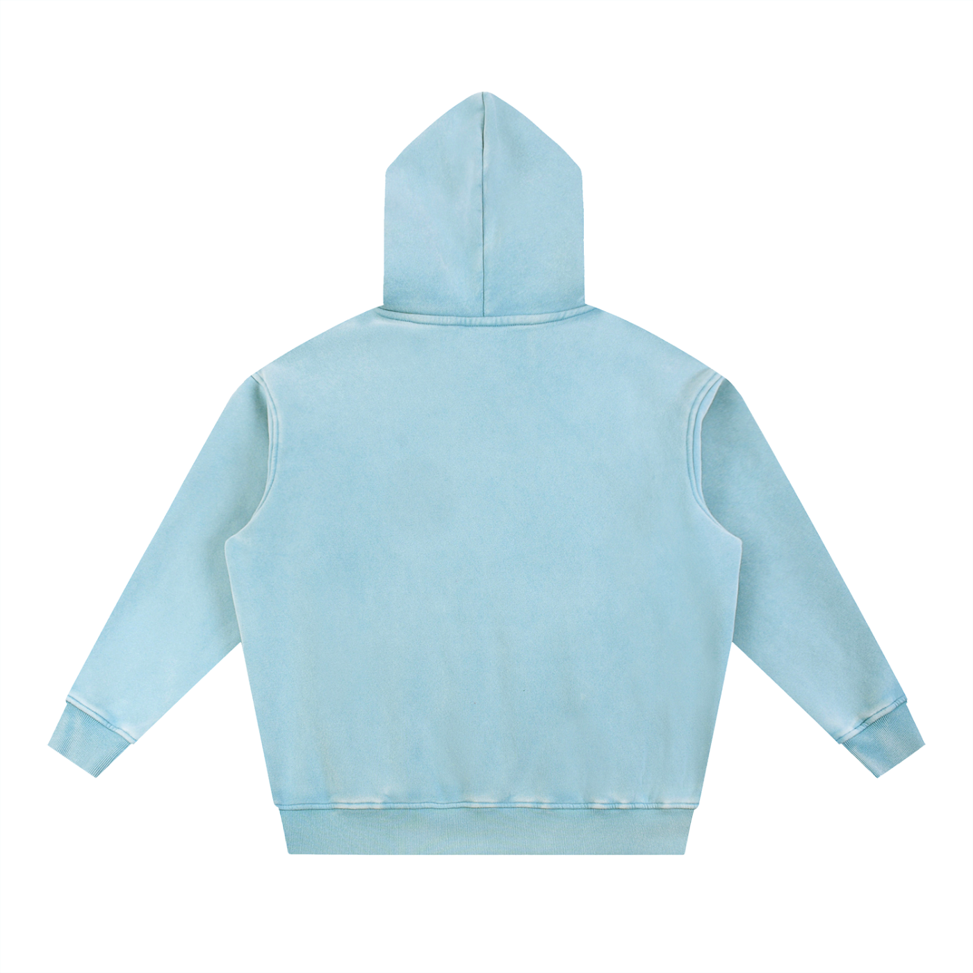 Unisex Snow Wash Fleece Oversize Hoodie