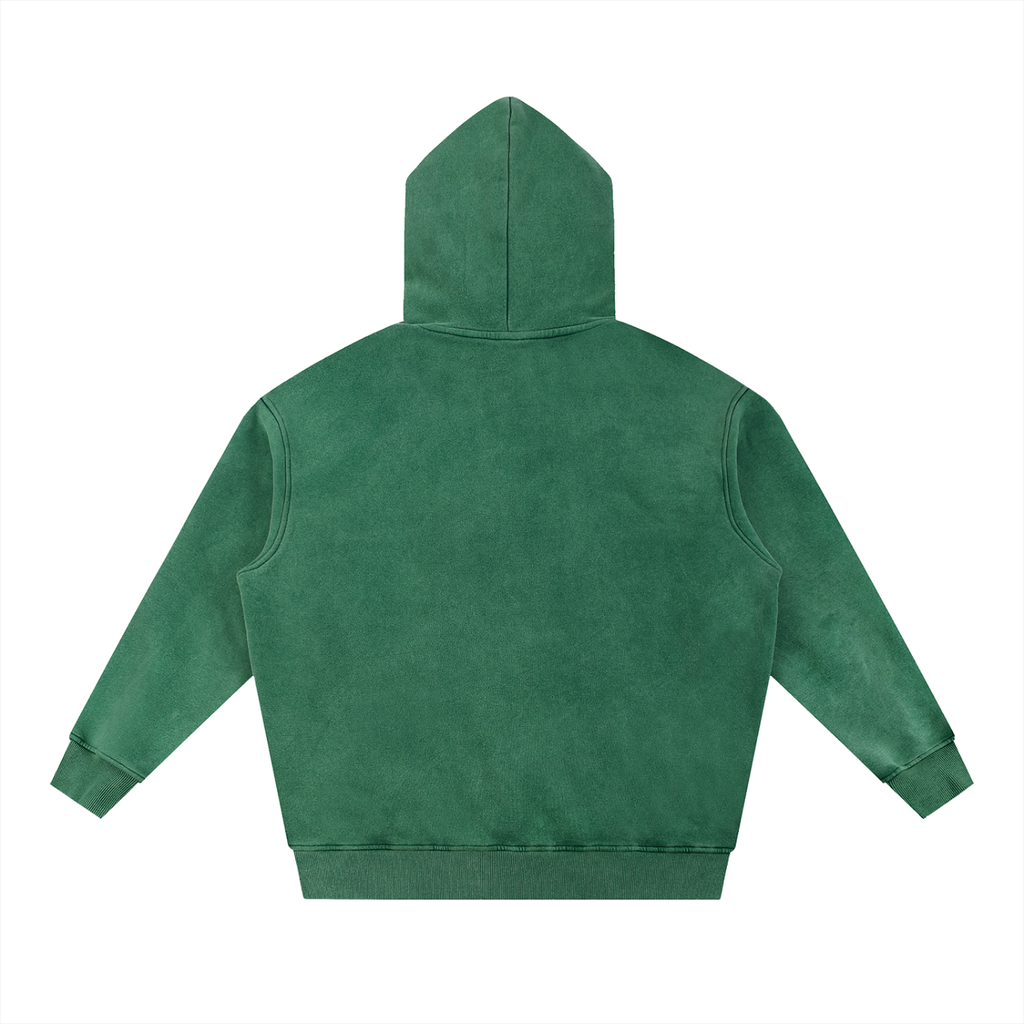 Unisex Snow Wash Fleece Oversize Hoodie