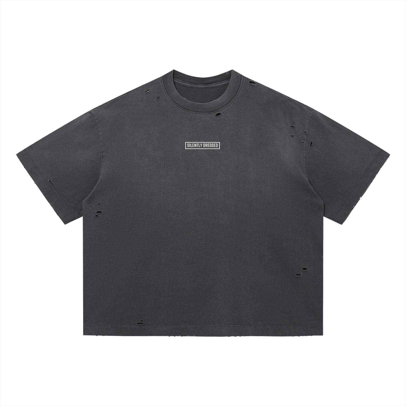 Unisex Vintage Washed Distressed Boxy Oversized T-Shirt