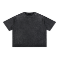Unisex Mineral Wash Boxy Cotton T-Shirt