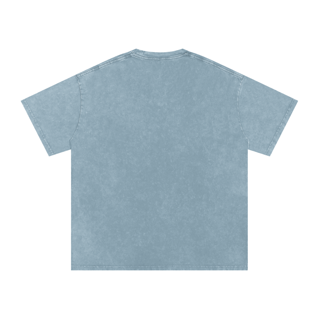 Unisex Snow Washed Oversized Cotton T-Shirt