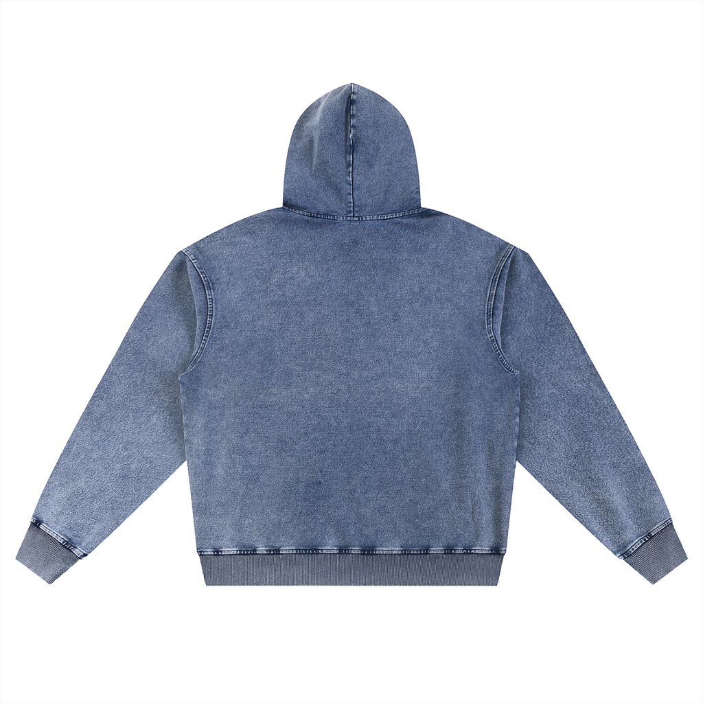 Unisex Snow Wash Oversized Hoodie