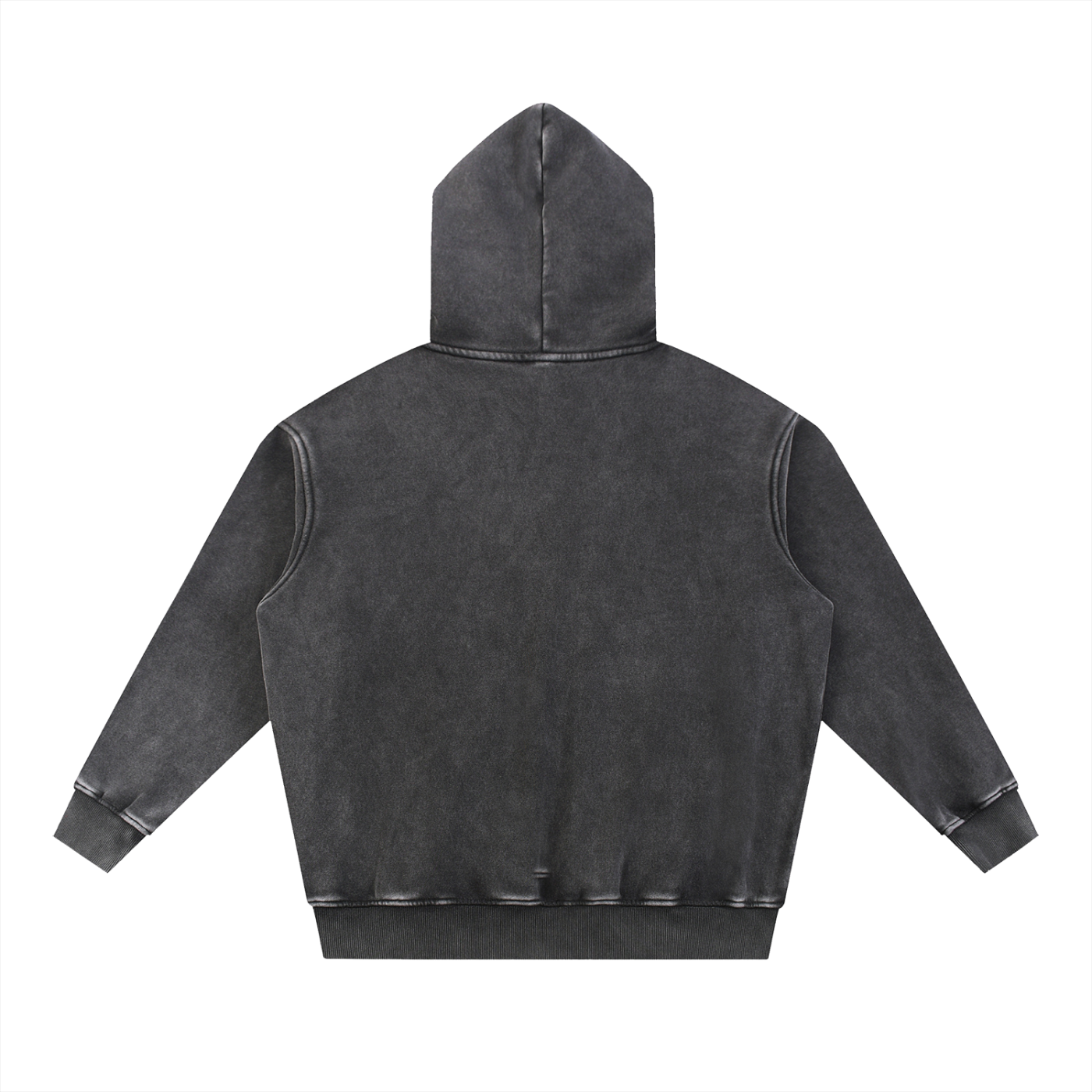 Unisex Snow Wash Fleece Oversize Hoodie