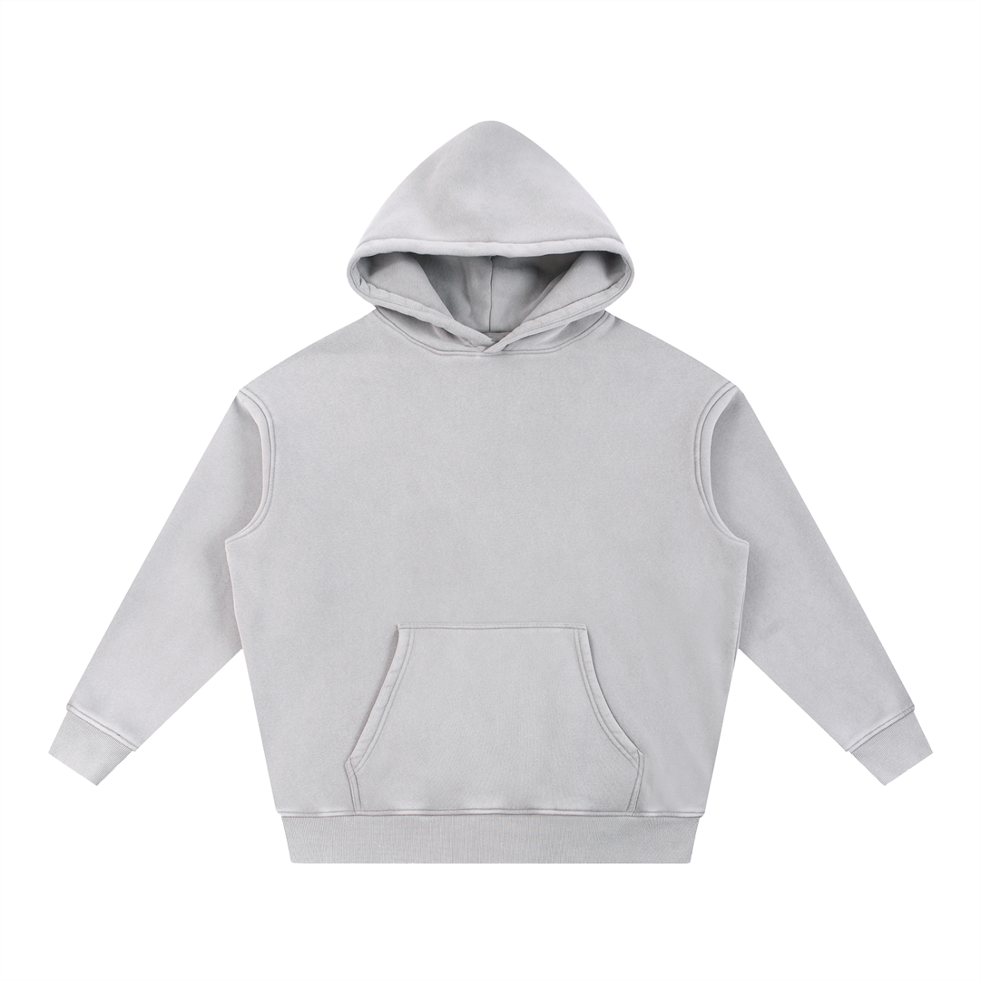 Unisex Snow Wash Fleece Oversize Hoodie
