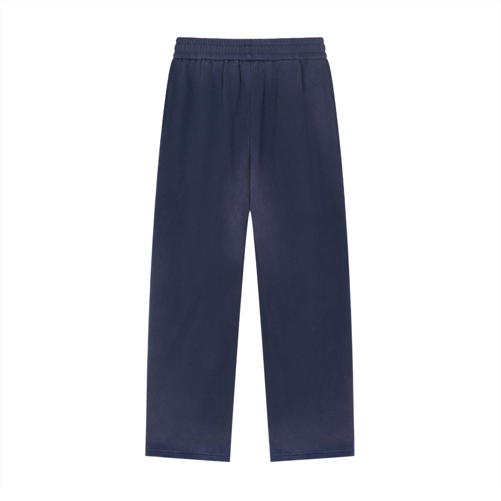 Unisex Sun Fade Raw Edge Straight-Leg Sweatpants
