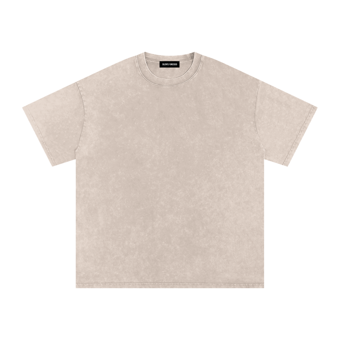 Unisex Snow Washed Oversized Cotton T-Shirt