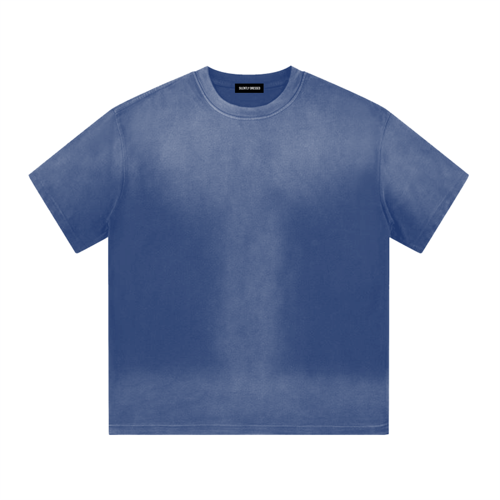 Unisex Gradient Washed Drop Shoulder T-Shirt