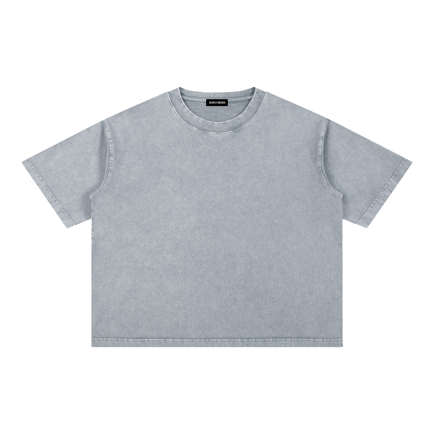 Unisex Mineral Wash Boxy Cotton T-Shirt