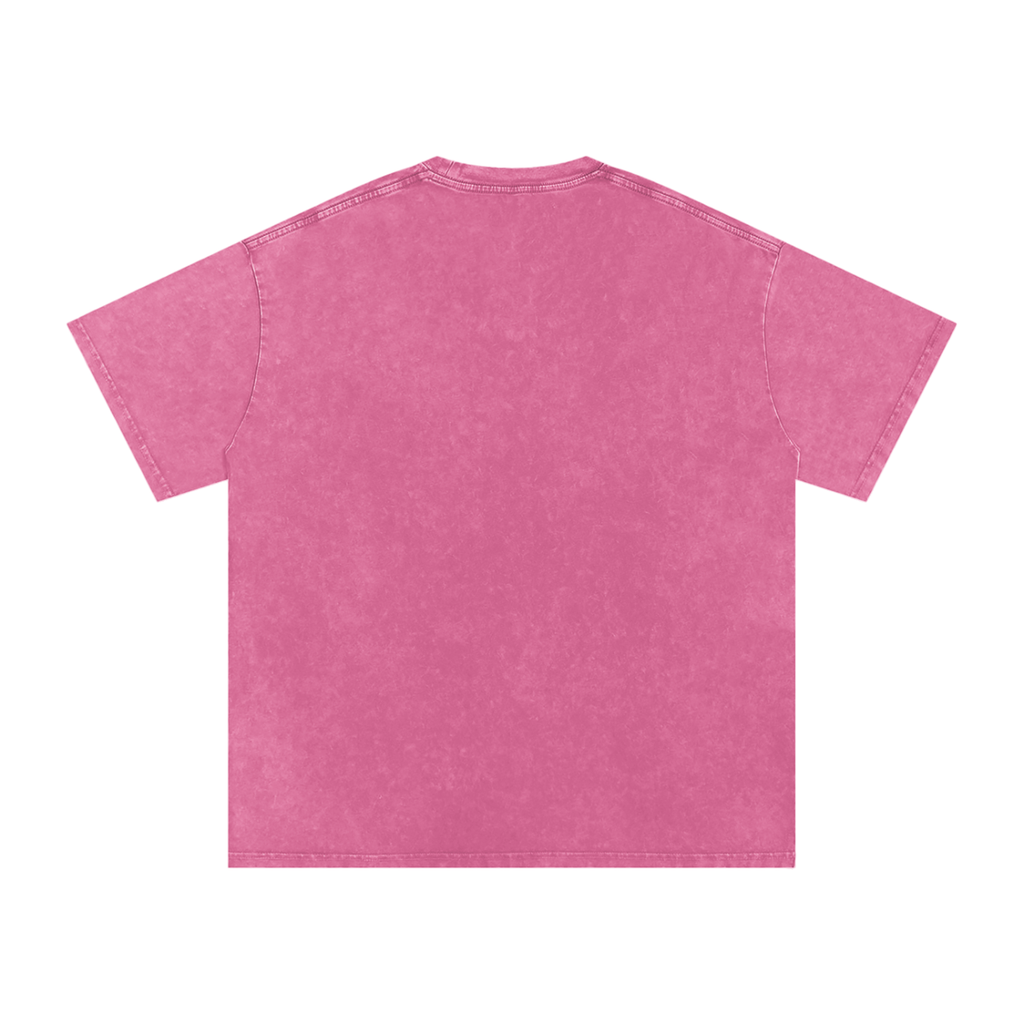 Unisex Snow Washed Oversized Cotton T-Shirt