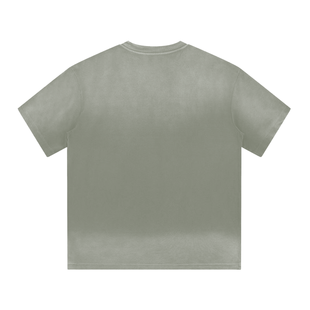 Unisex Gradient Washed Drop Shoulder T-Shirt