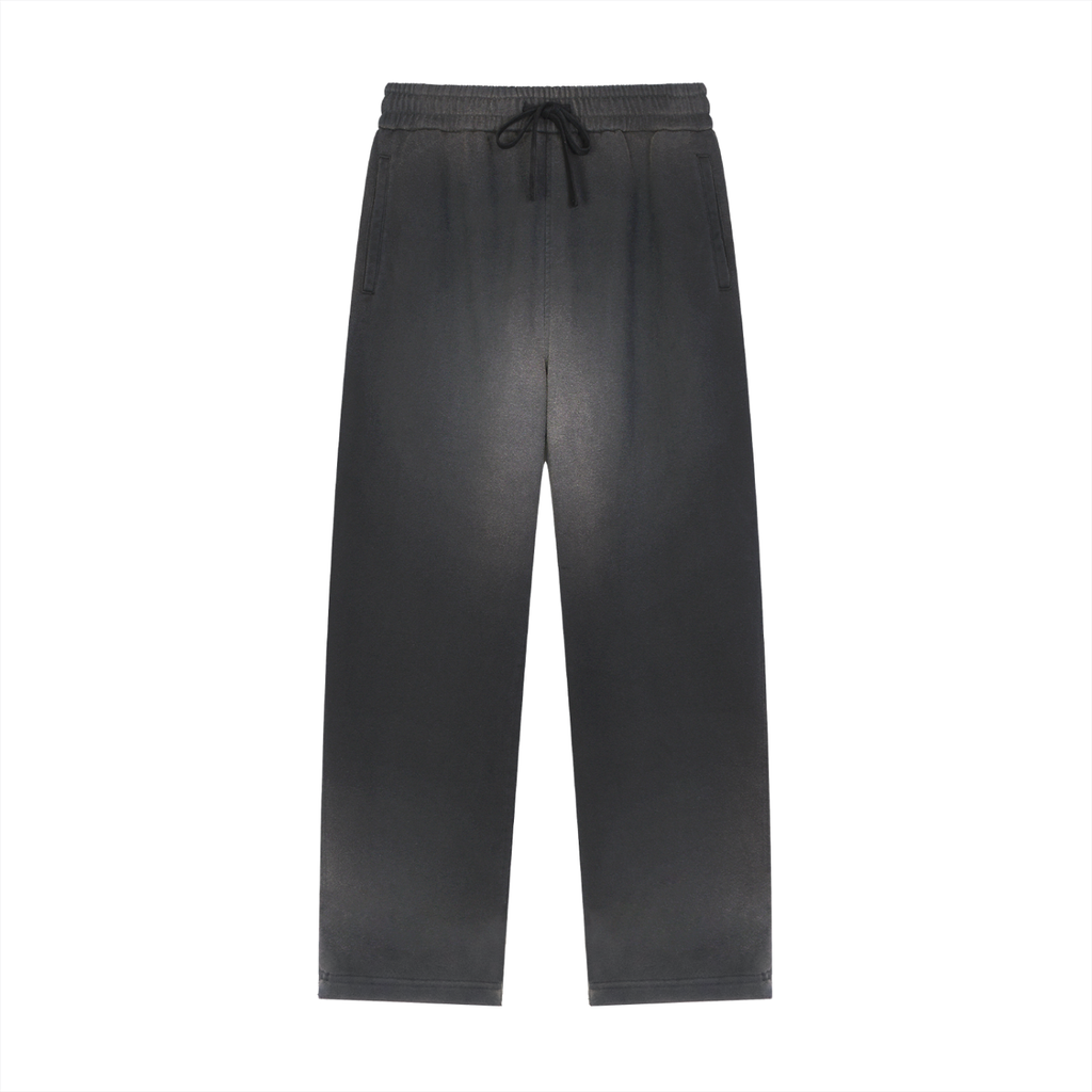 Unisex Sun Fade Raw Edge Straight-Leg Sweatpants