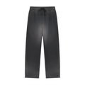 Unisex Sun Fade Raw Edge Straight-Leg Sweatpants