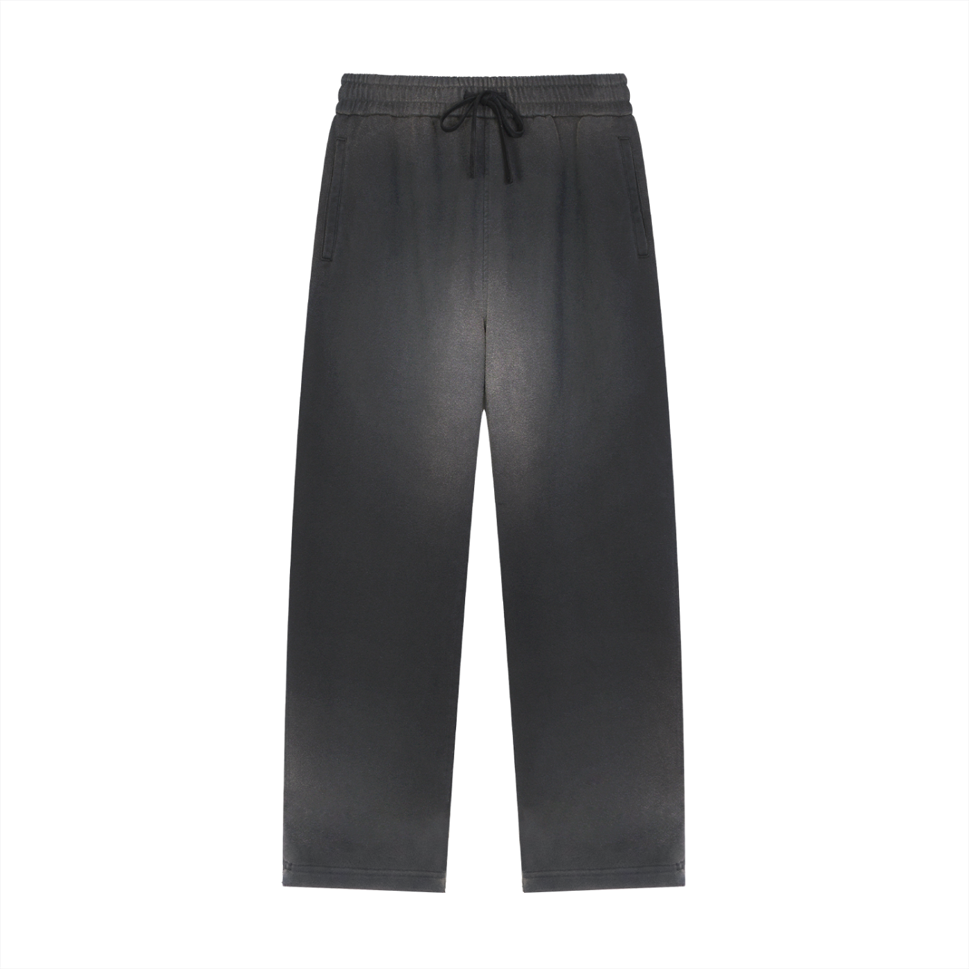 Unisex Sun Fade Raw Edge Straight-Leg Sweatpants