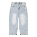 Men’s Vintage Wash Barrel Leg Jeans