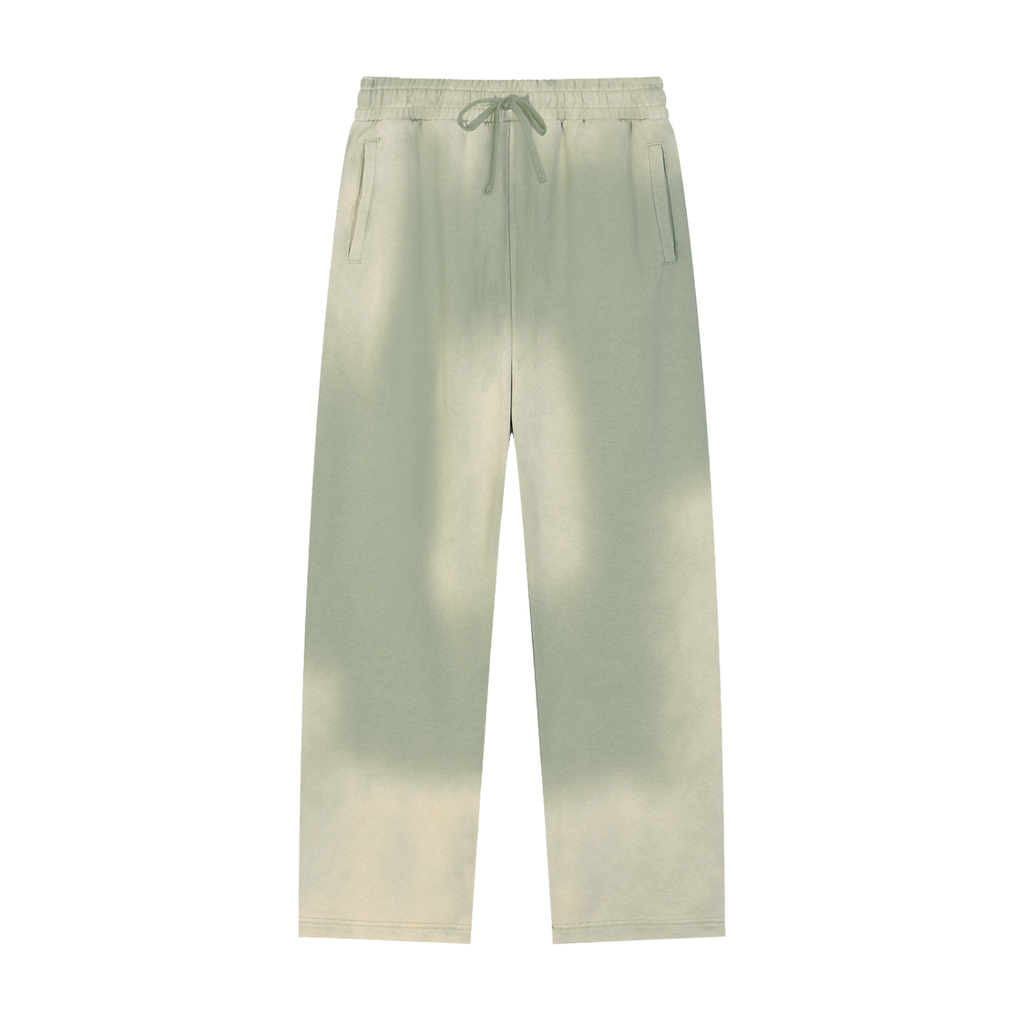 Unisex Sun Fade Raw Edge Straight-Leg Sweatpants