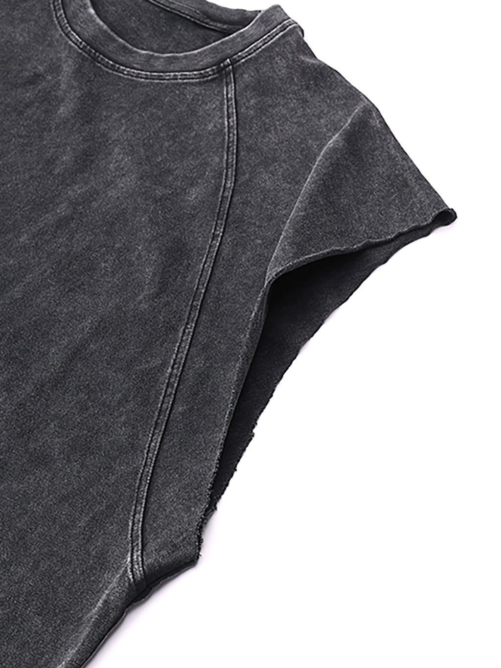 Unisex Snow Washed Longline Tank Top
