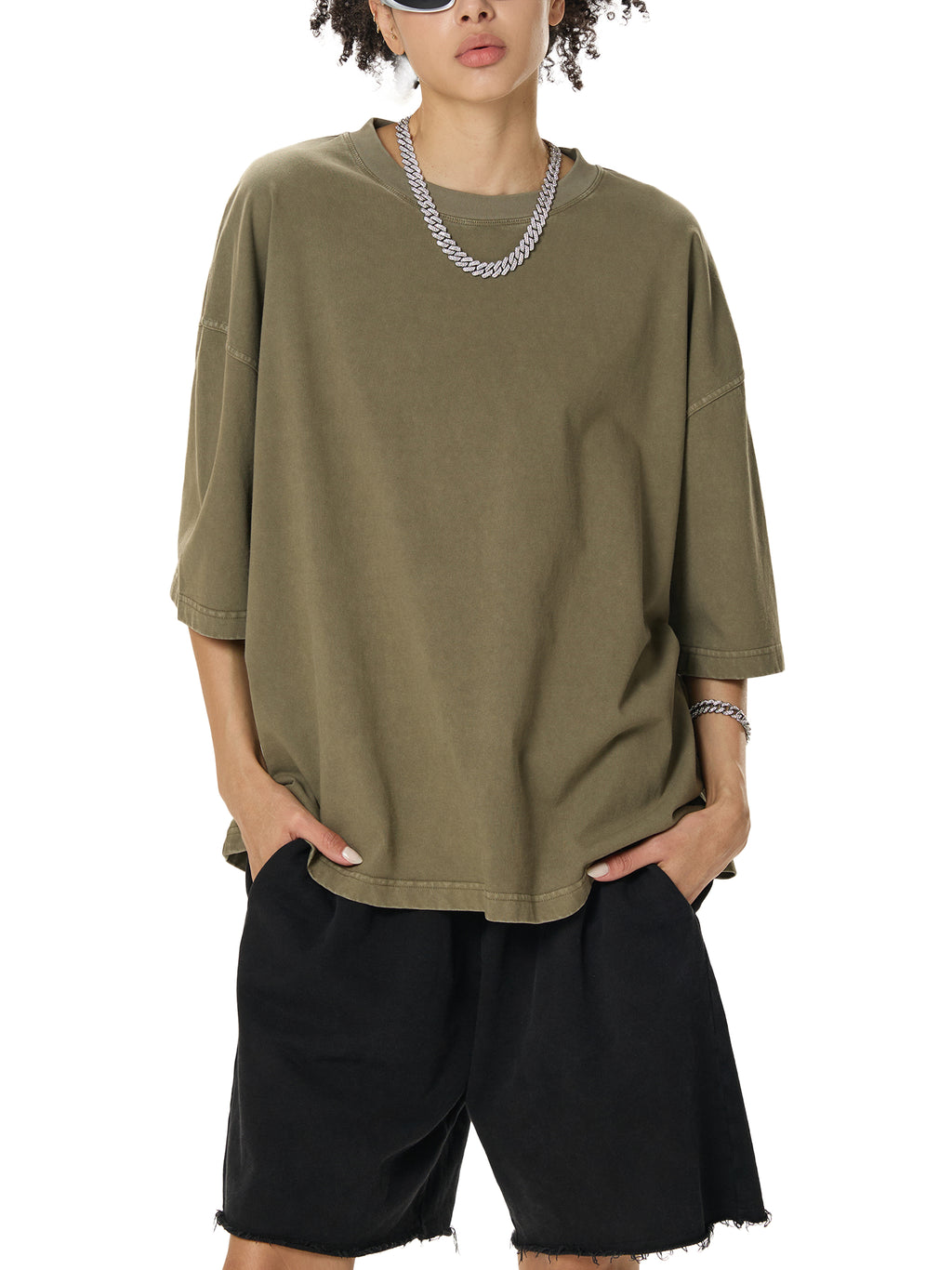 Unisex Vintage Washed Boxy T-Shirt