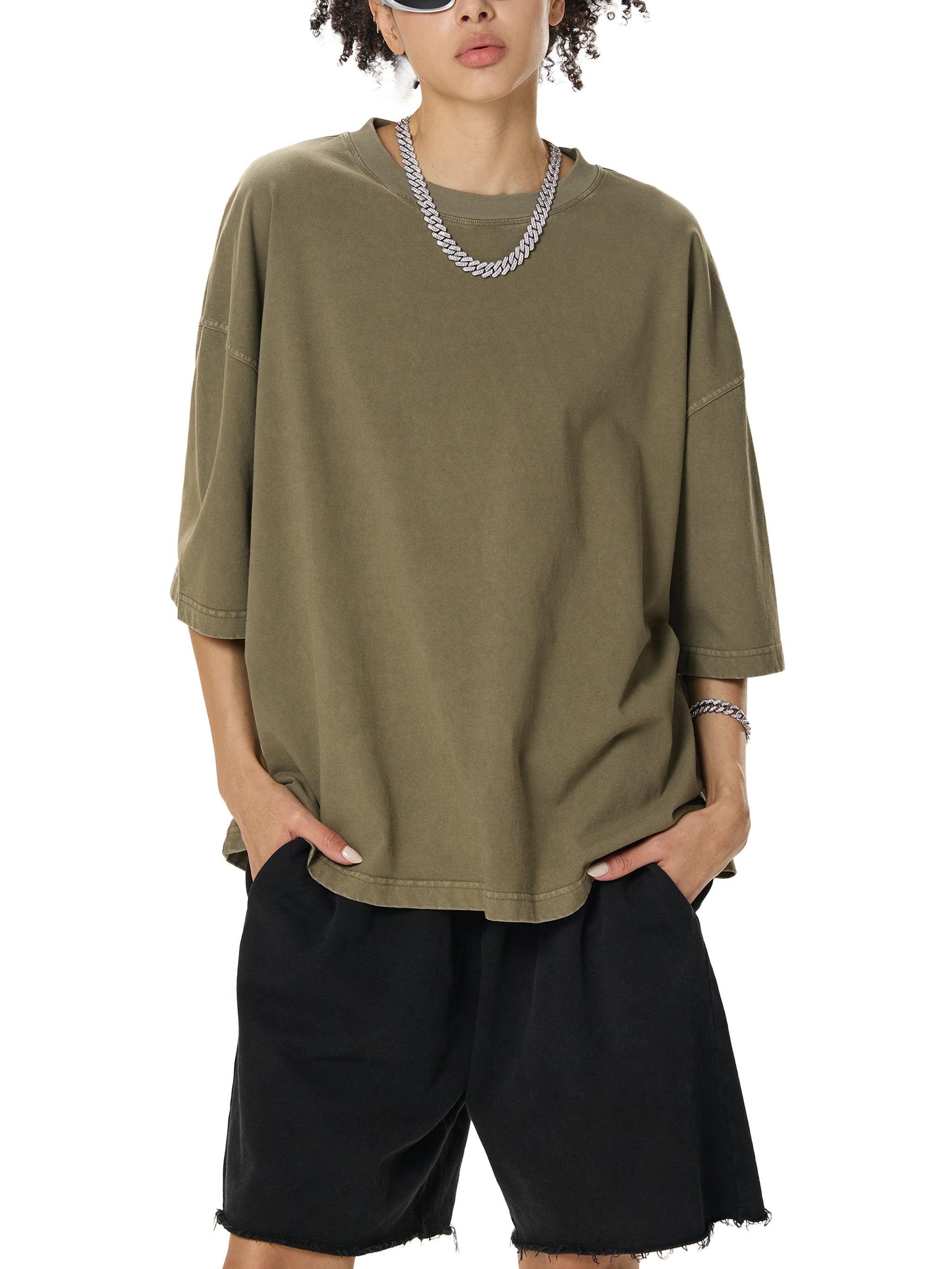 Unisex Vintage Washed Boxy T-Shirt