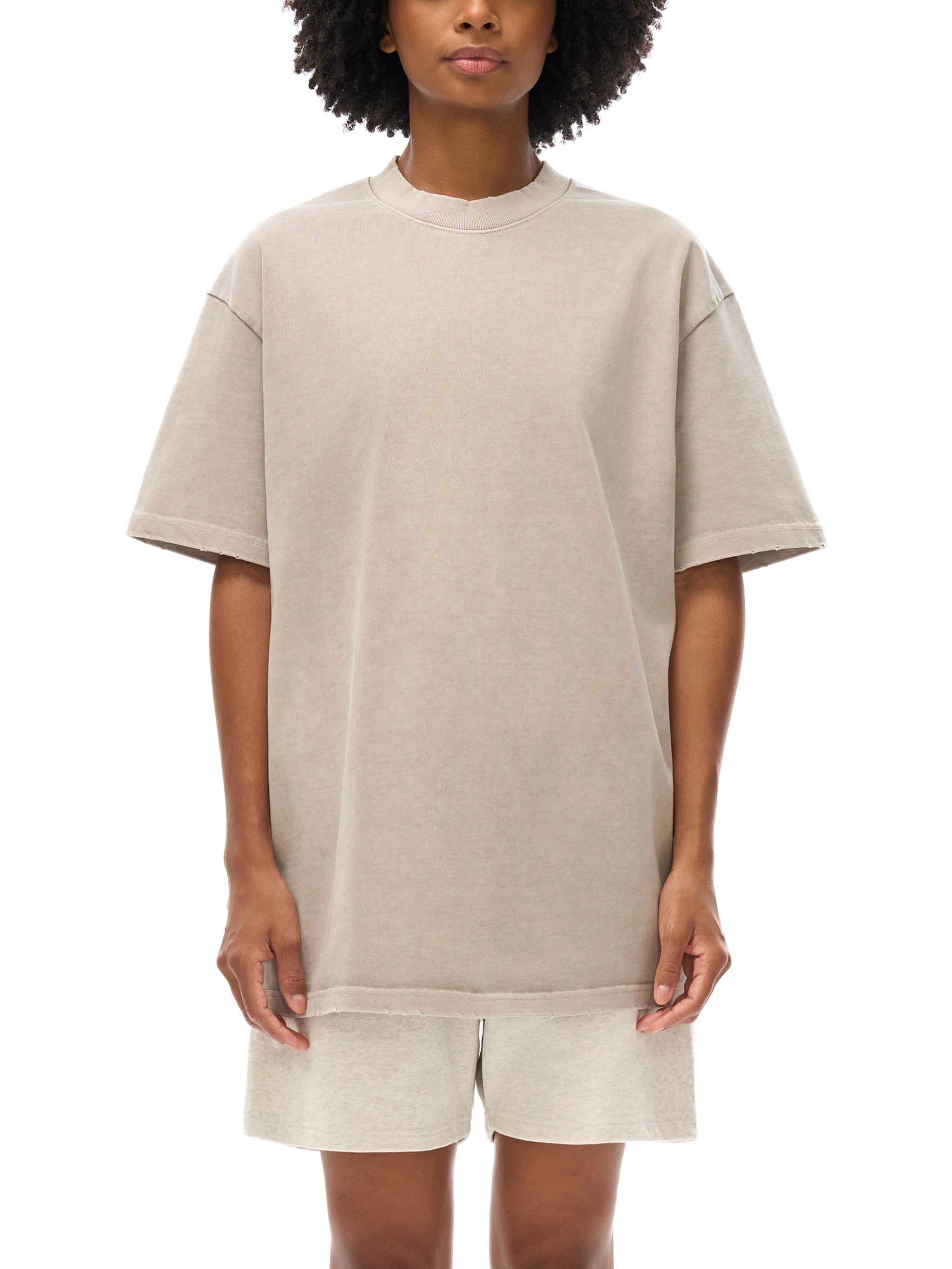 Heavyweight Vintage T-Shirt, Unisex Washed Cotton Streetwear Tee