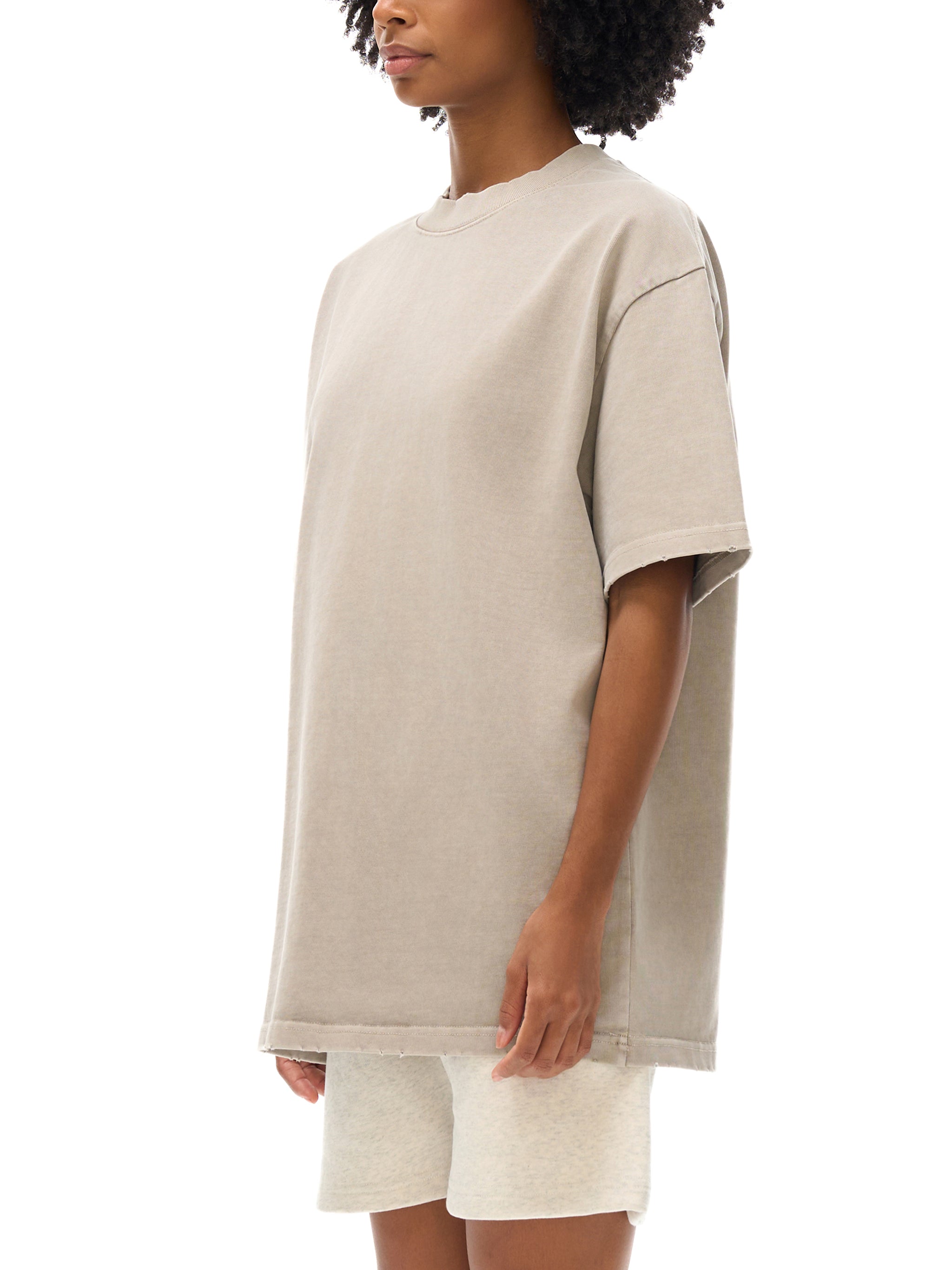Heavyweight Vintage T-Shirt, Unisex Washed Cotton Streetwear Tee
