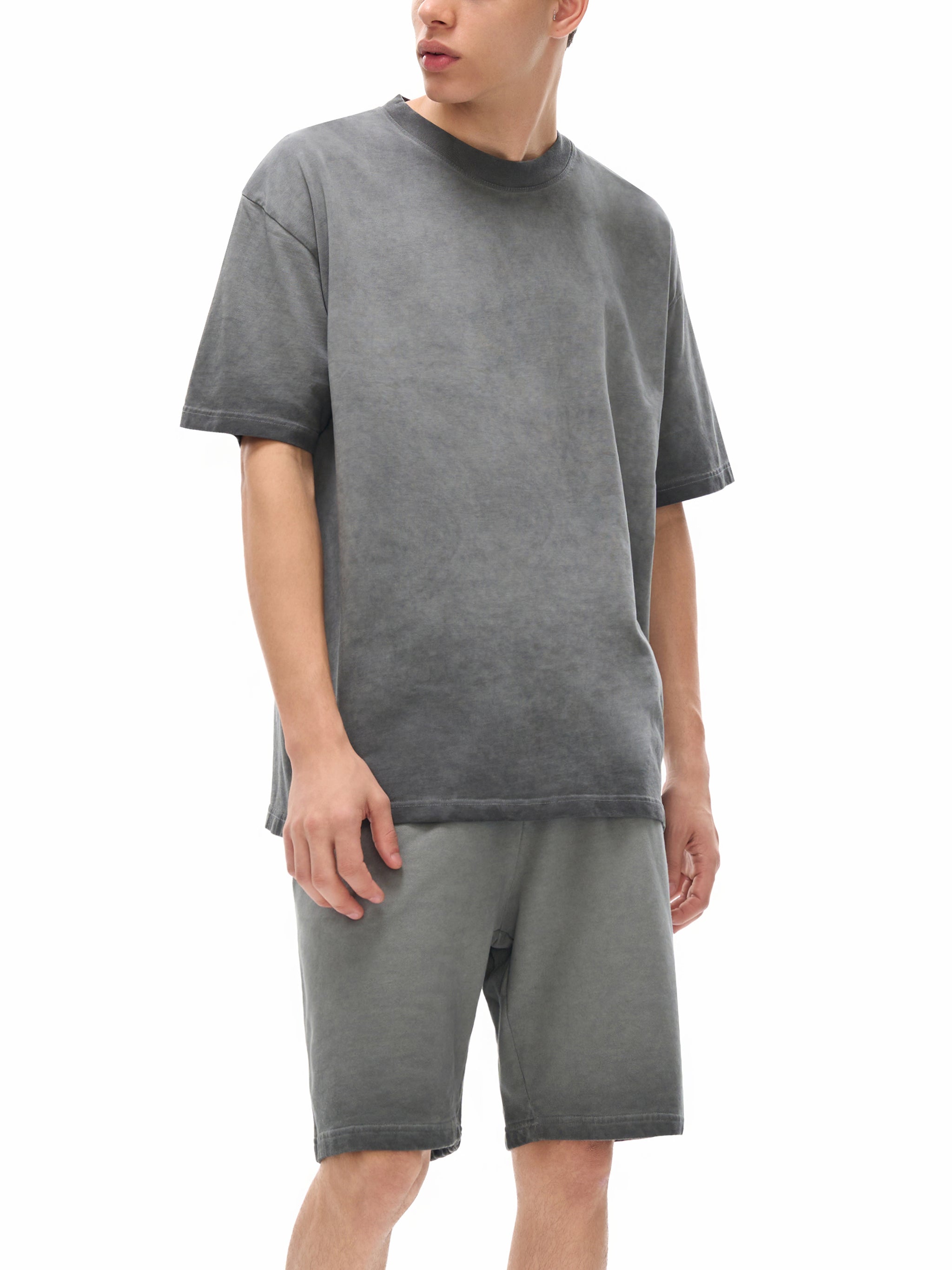 Unisex Reverse Dyed Loose Cotton T-Shirt