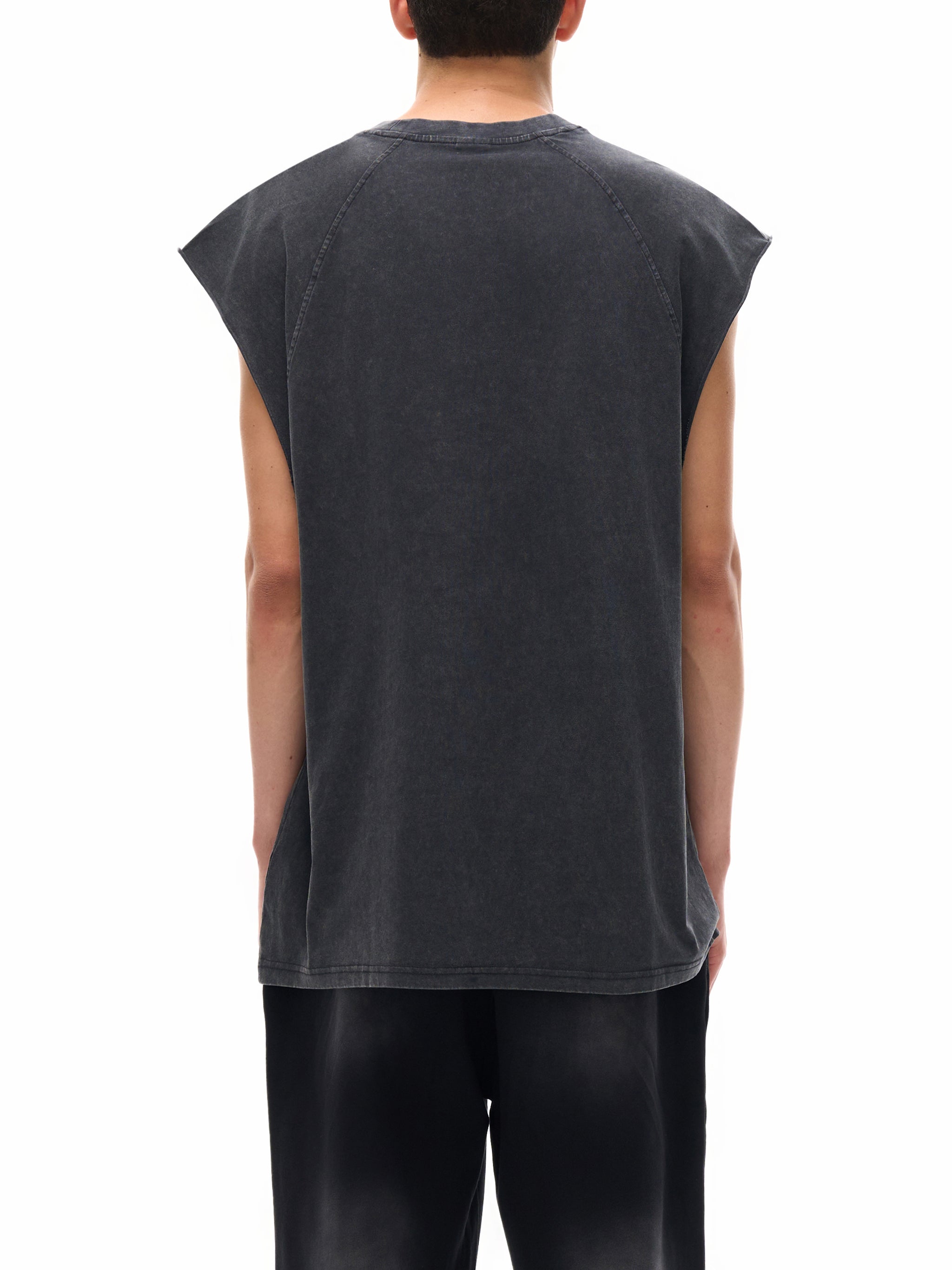 Unisex Snow Washed Longline Tank Top