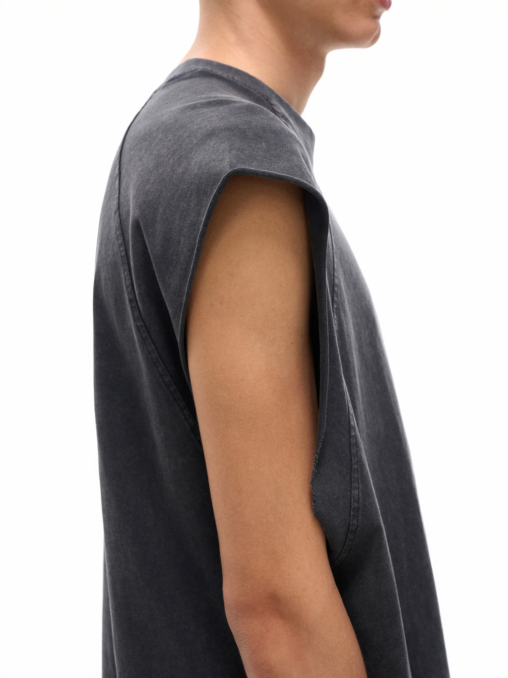 Unisex Snow Washed Longline Tank Top