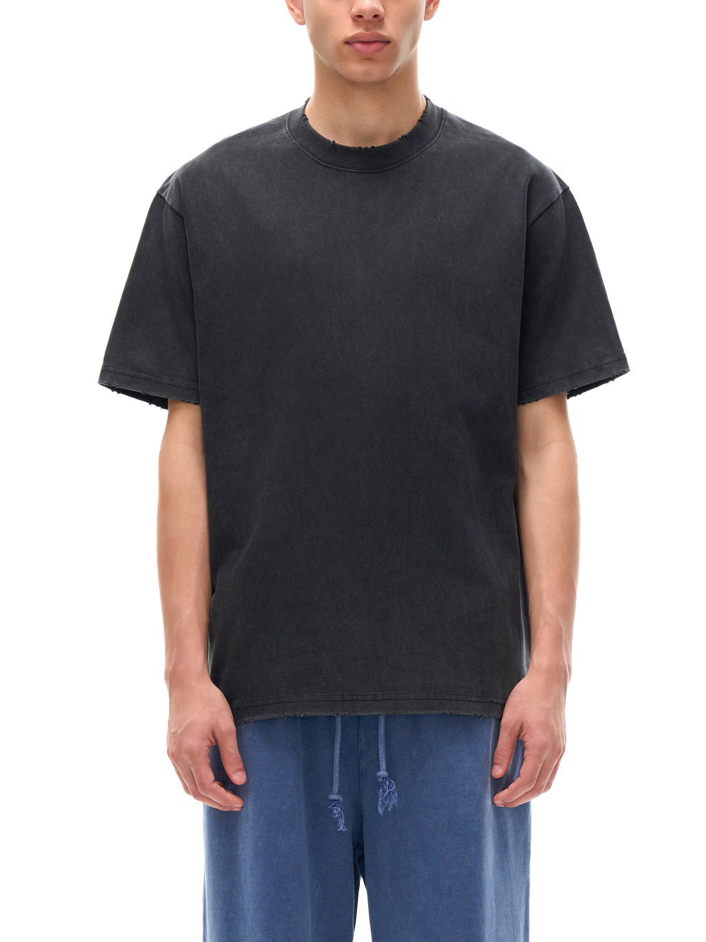 Heavyweight Vintage T-Shirt, Unisex Washed Cotton Streetwear Tee