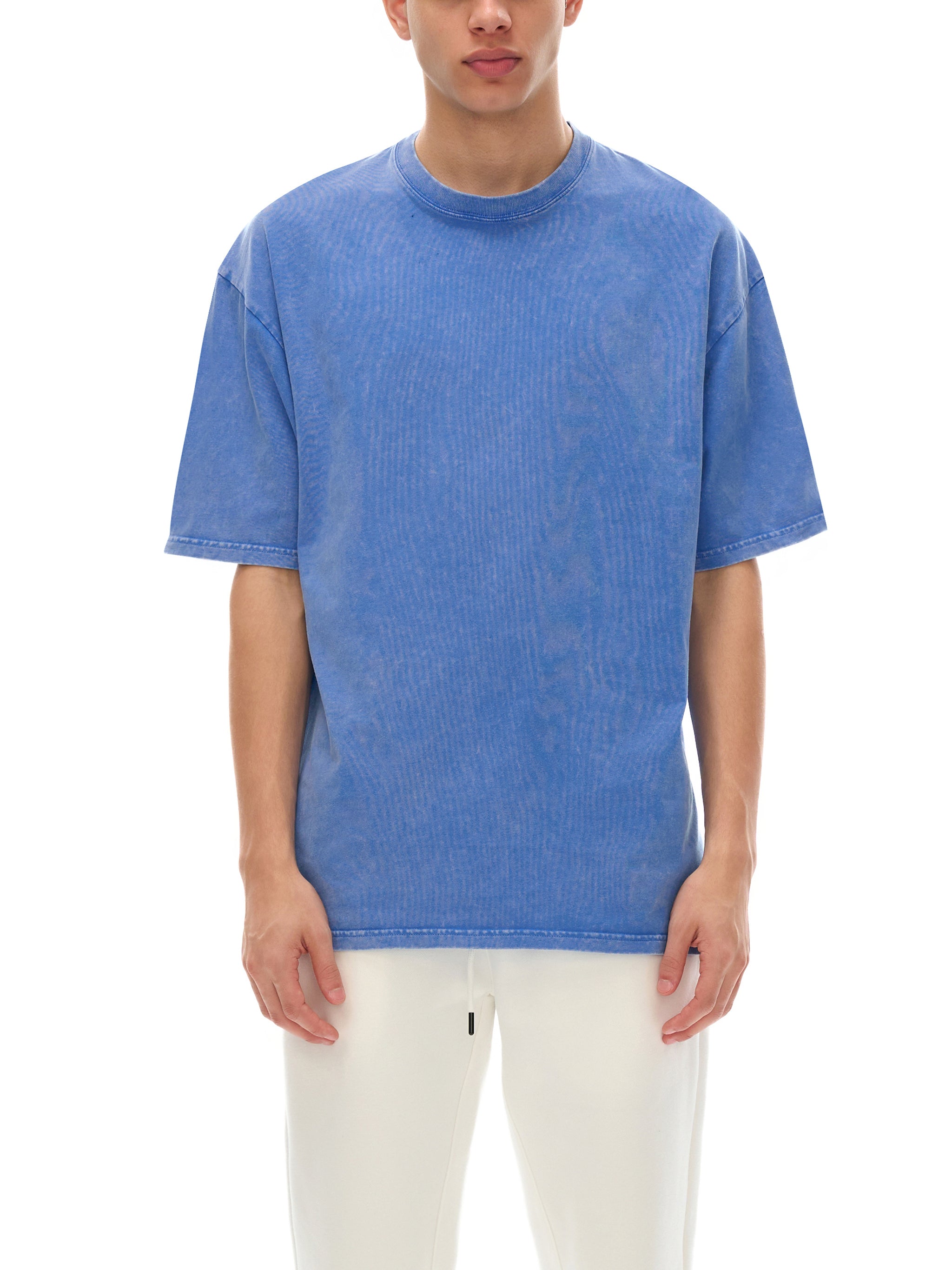 Unisex Snow Washed Oversized Cotton T-Shirt