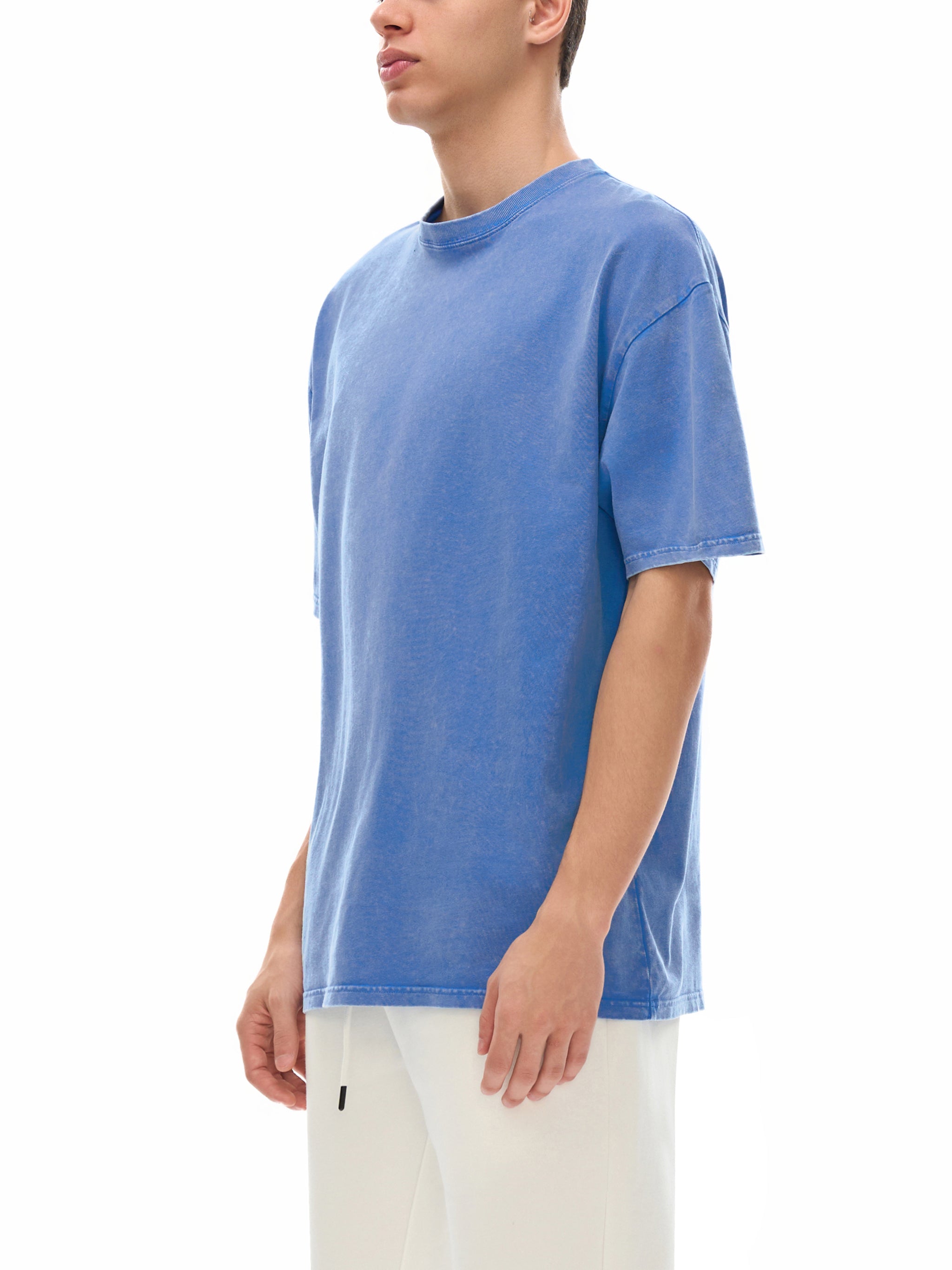 Unisex Snow Washed Oversized Cotton T-Shirt