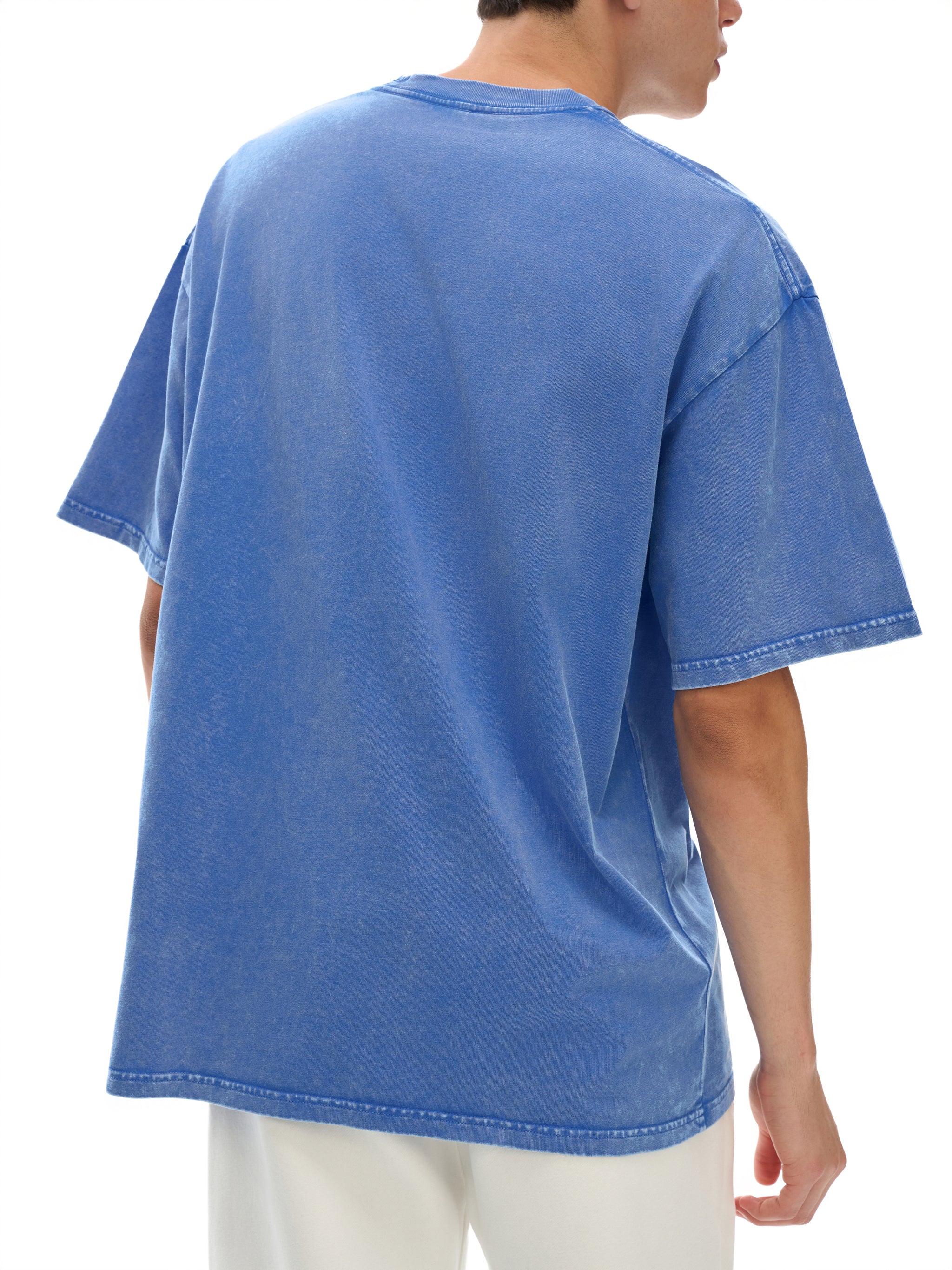 Unisex Snow Washed Oversized Cotton T-Shirt