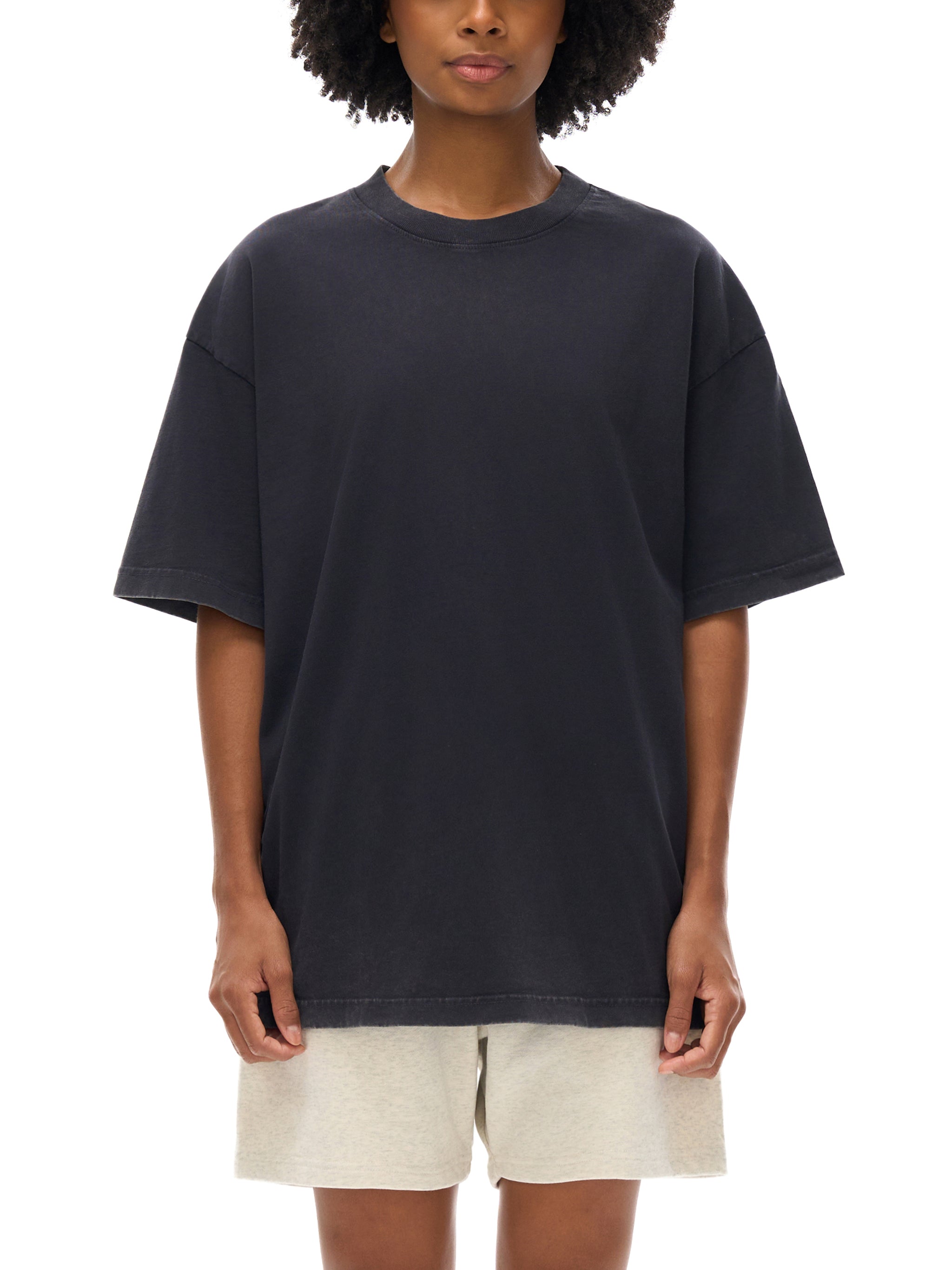 Unisex Reverse Dyed Loose Cotton T-Shirt