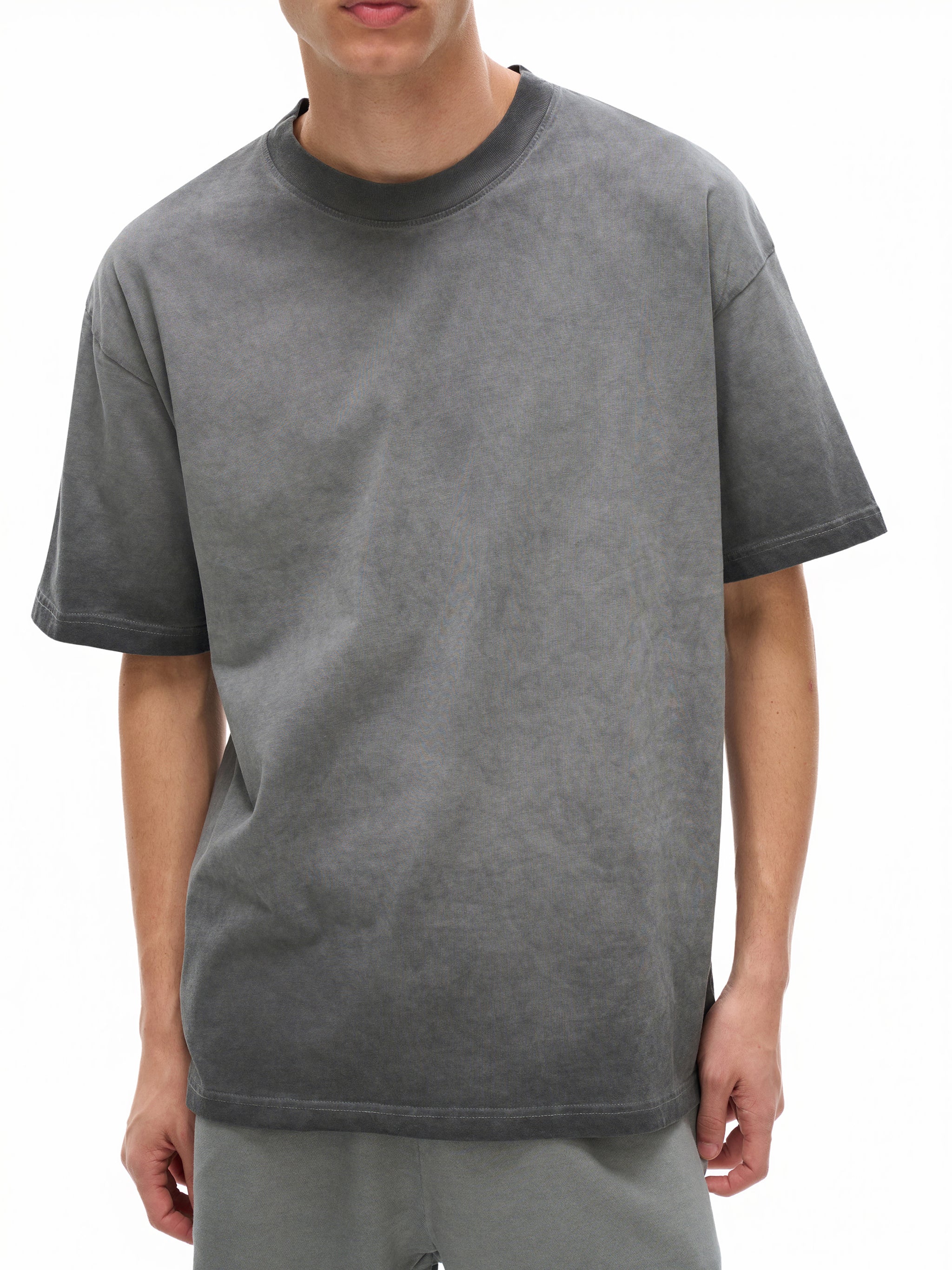 Unisex Reverse Dyed Loose Cotton T-Shirt