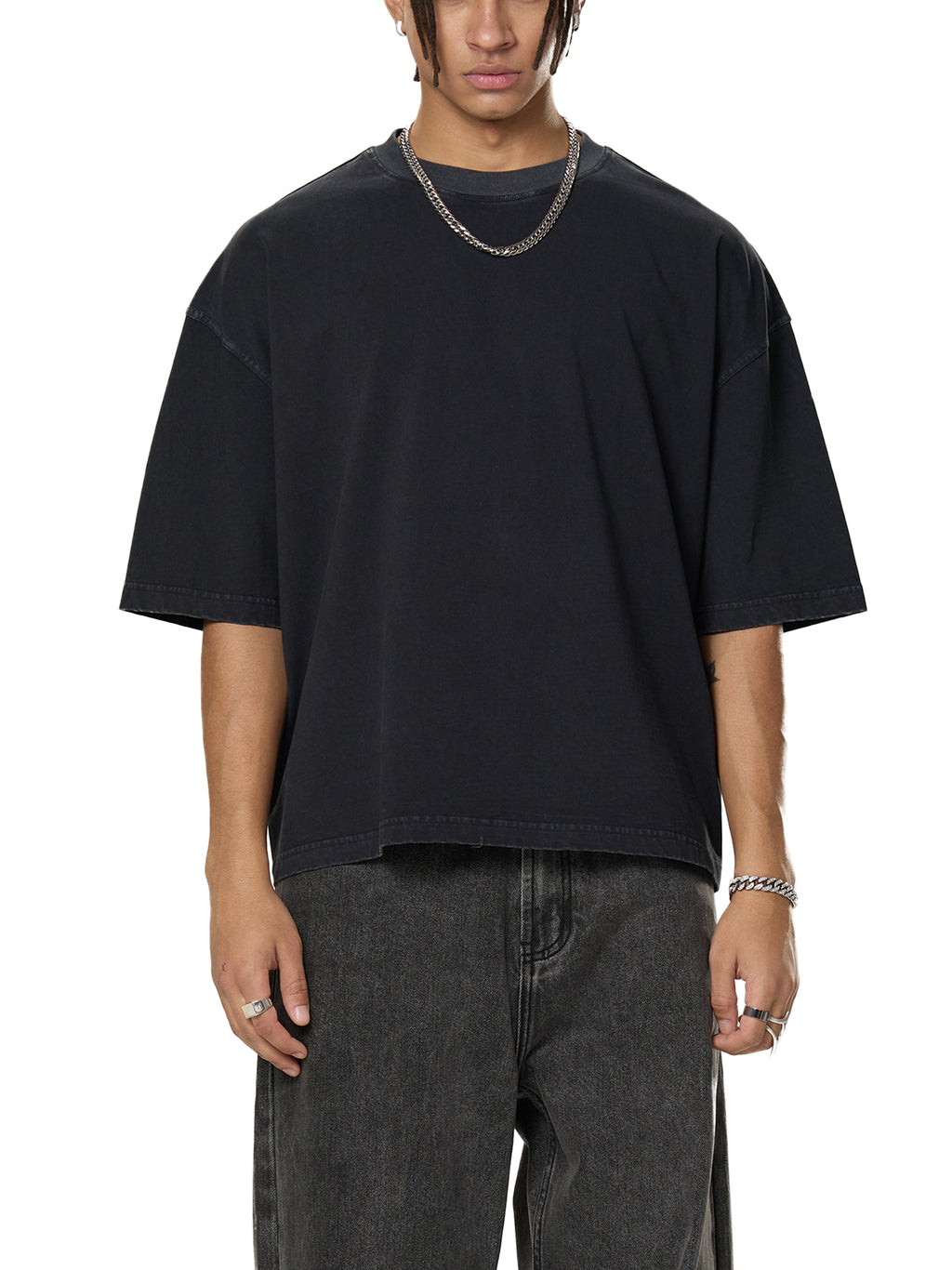 Unisex Vintage Washed Boxy T-Shirt