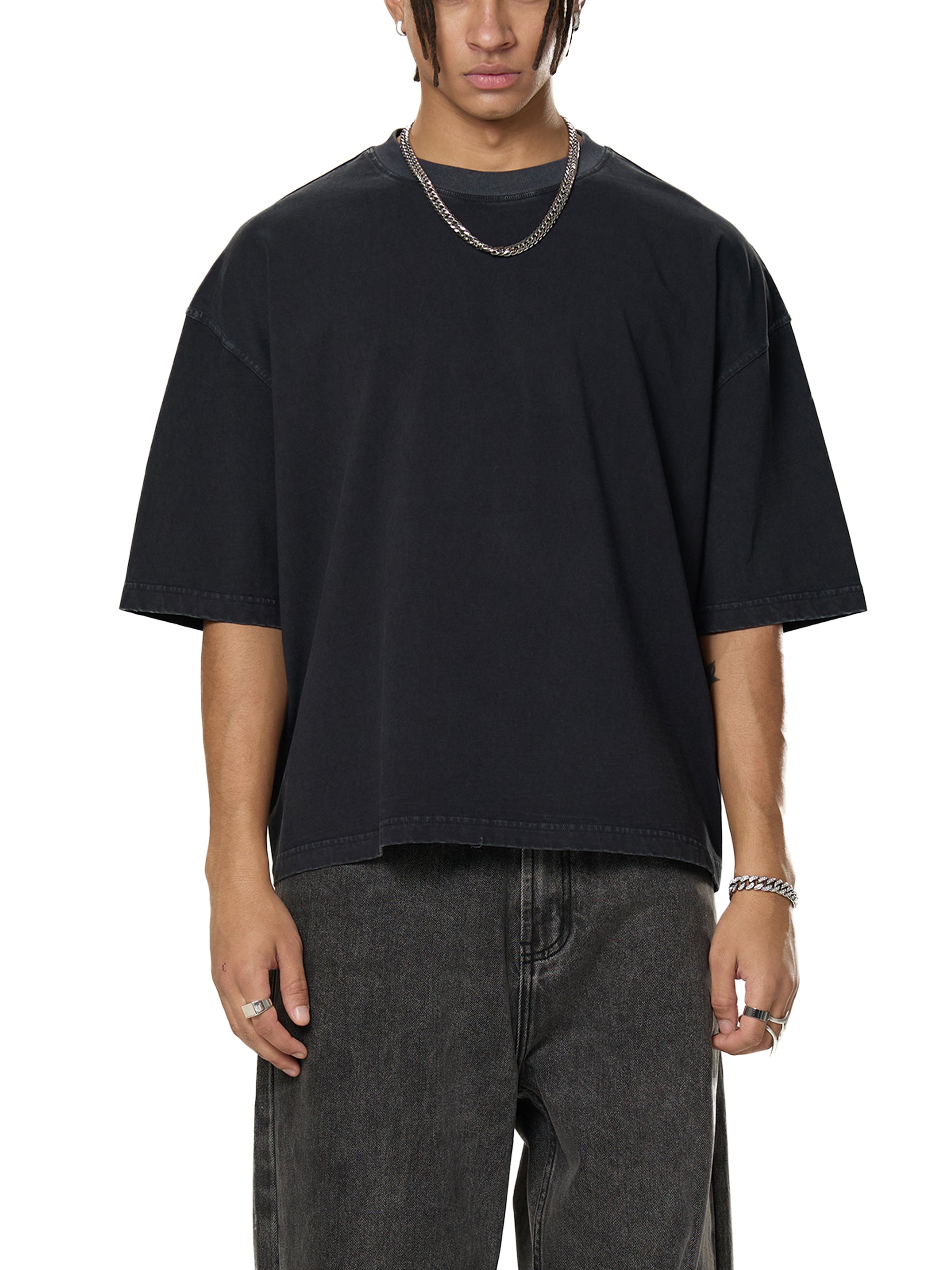 Unisex Vintage Washed Boxy T-Shirt