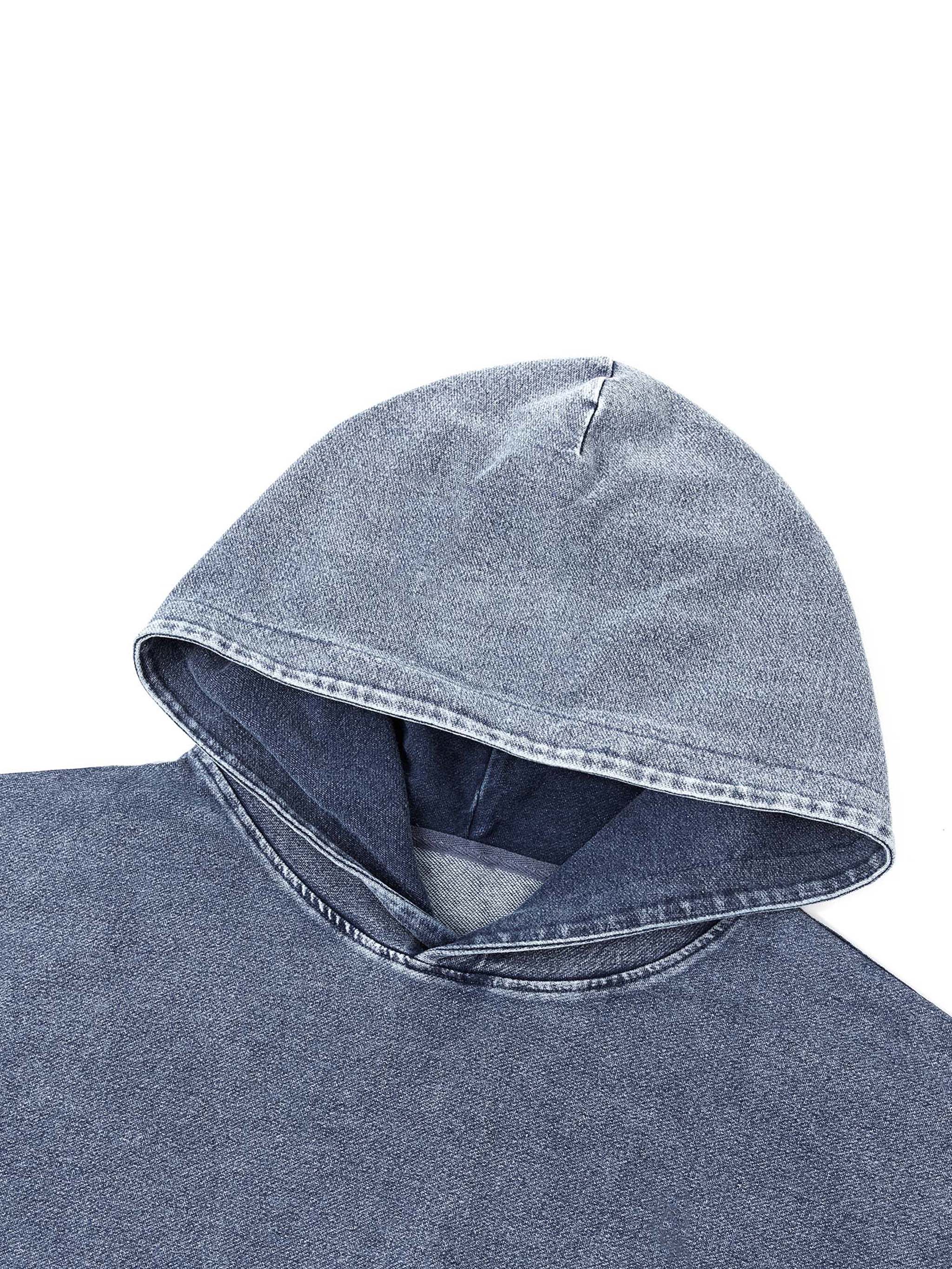Unisex Snow Wash Oversized Hoodie