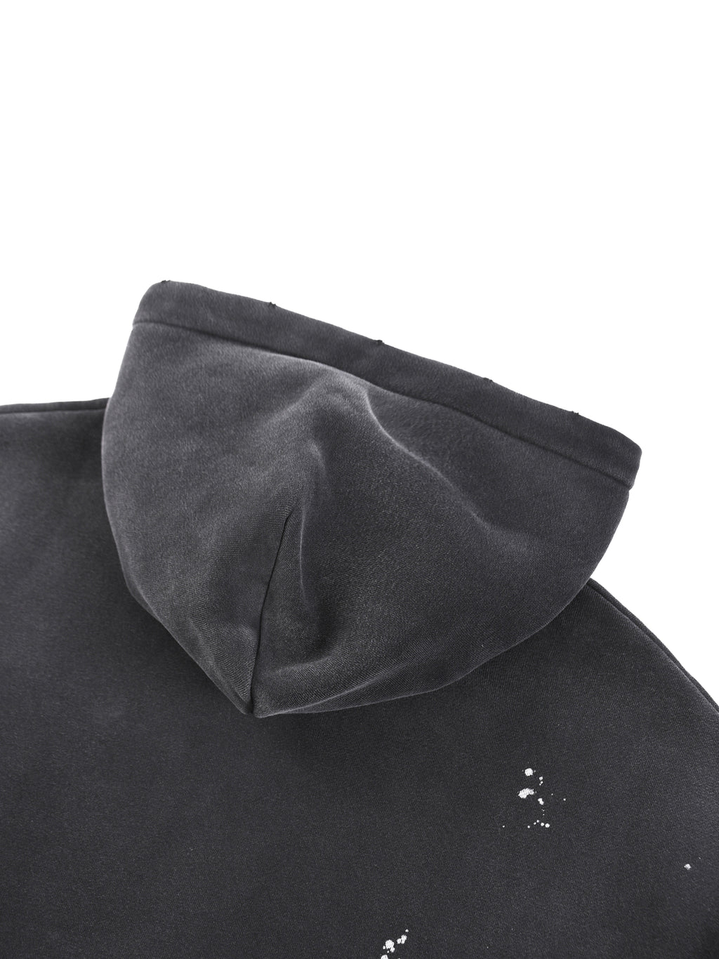 Unisex Vintage Washed Frayed Fleece Hoodie